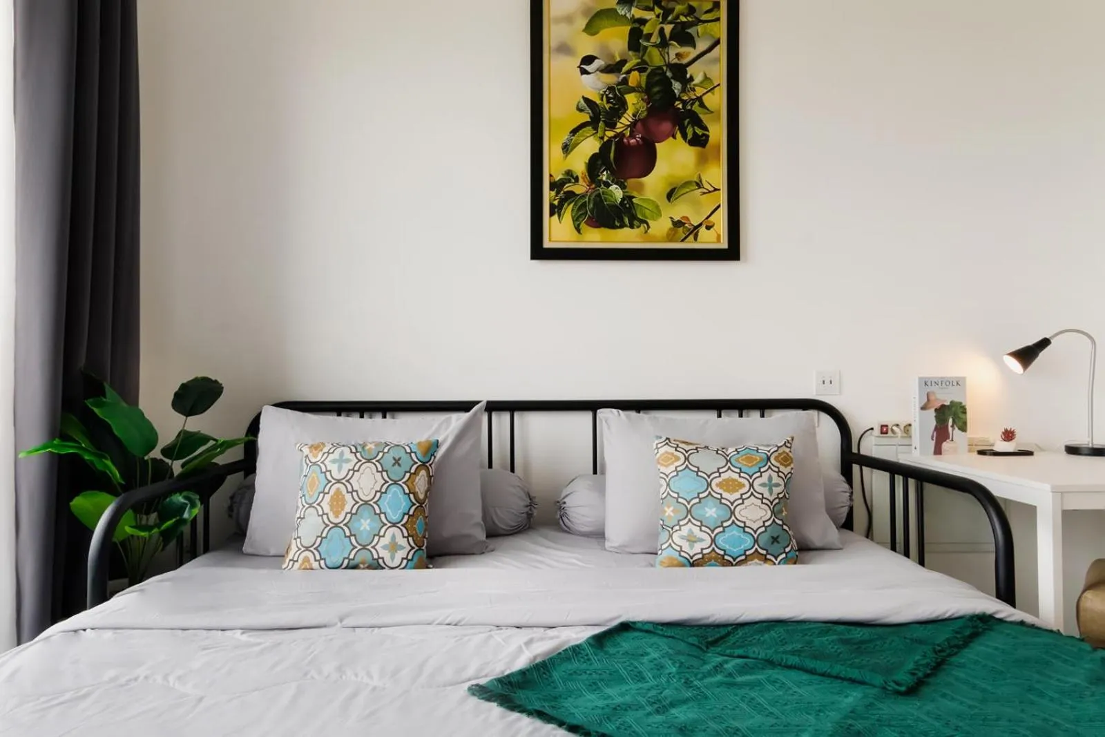 Bed in Arka by TwoSpaces Studio @Skyhouse Apartment