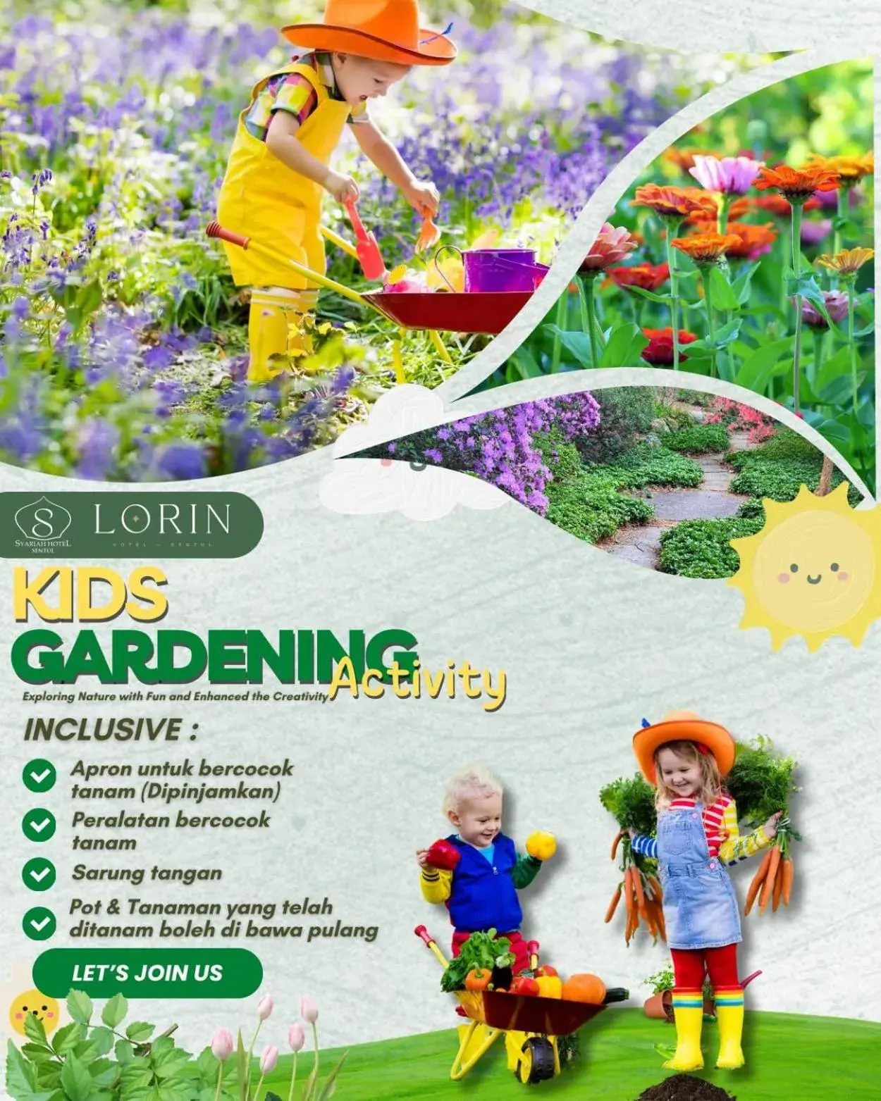 Garden view in Lorin Syariah Hotel Sentul Garden view in Lorin Syariah Hotel Sentul