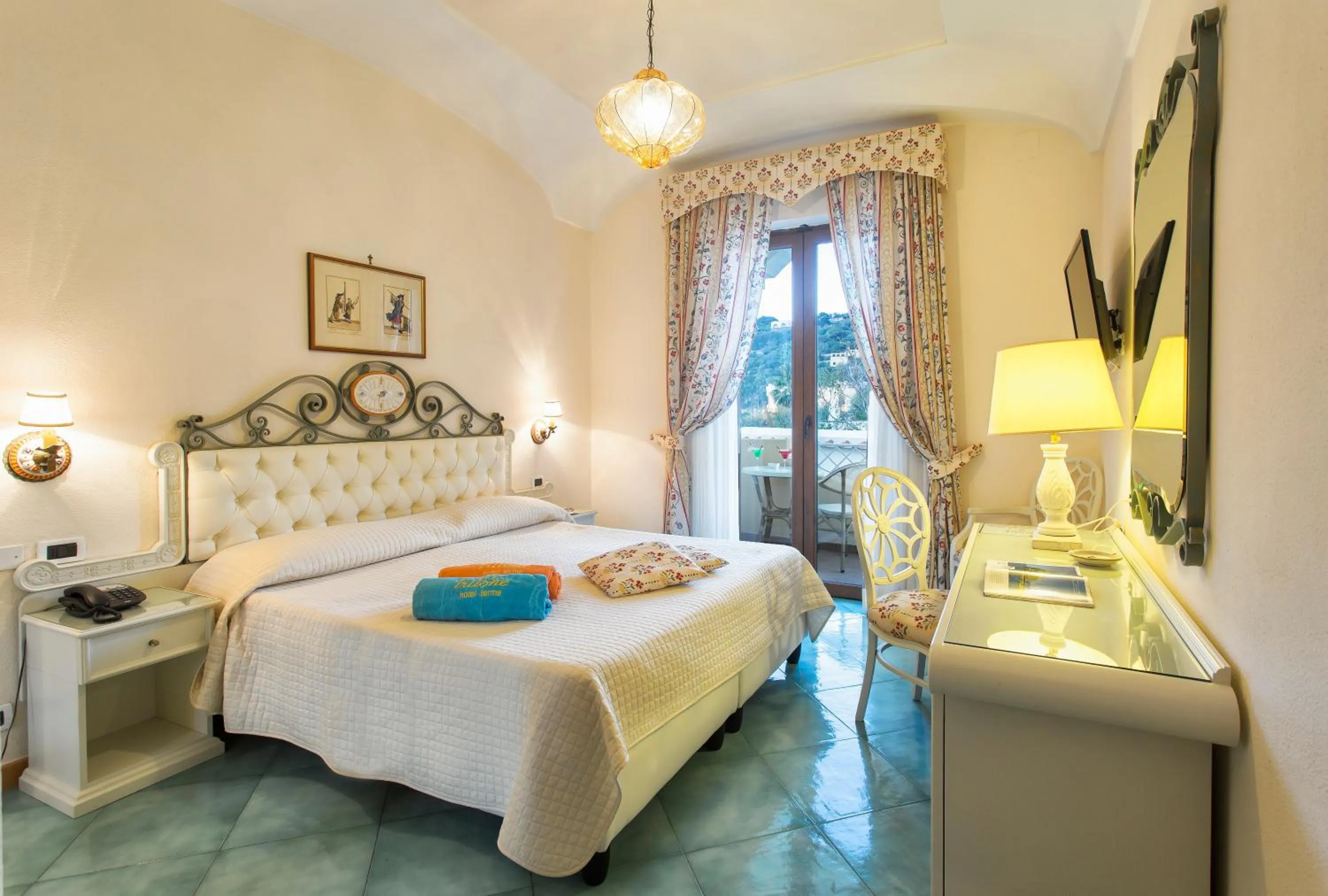 Bed in Hotel Terme Tritone Resort & Spa