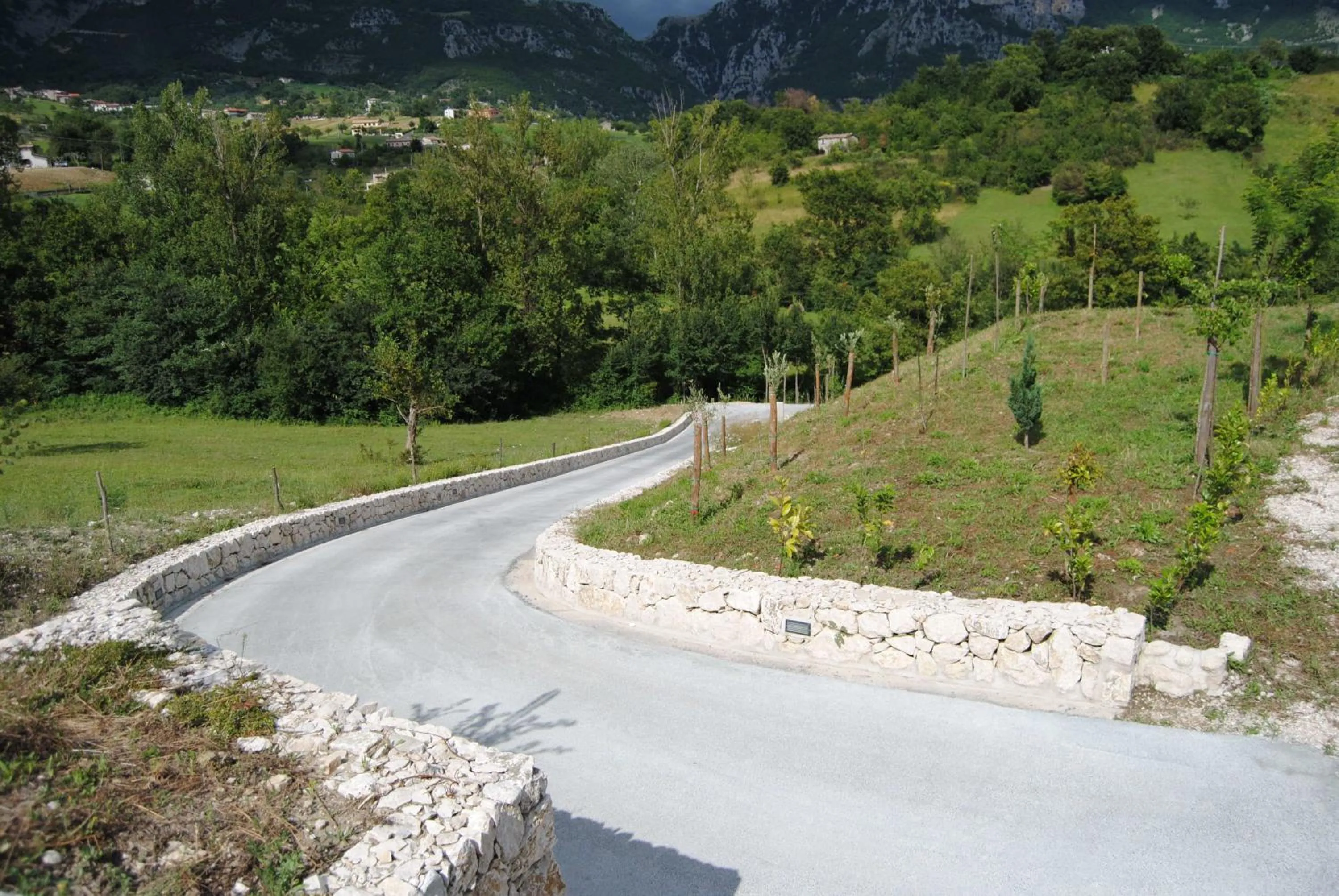 Garden view in B&B Pascale