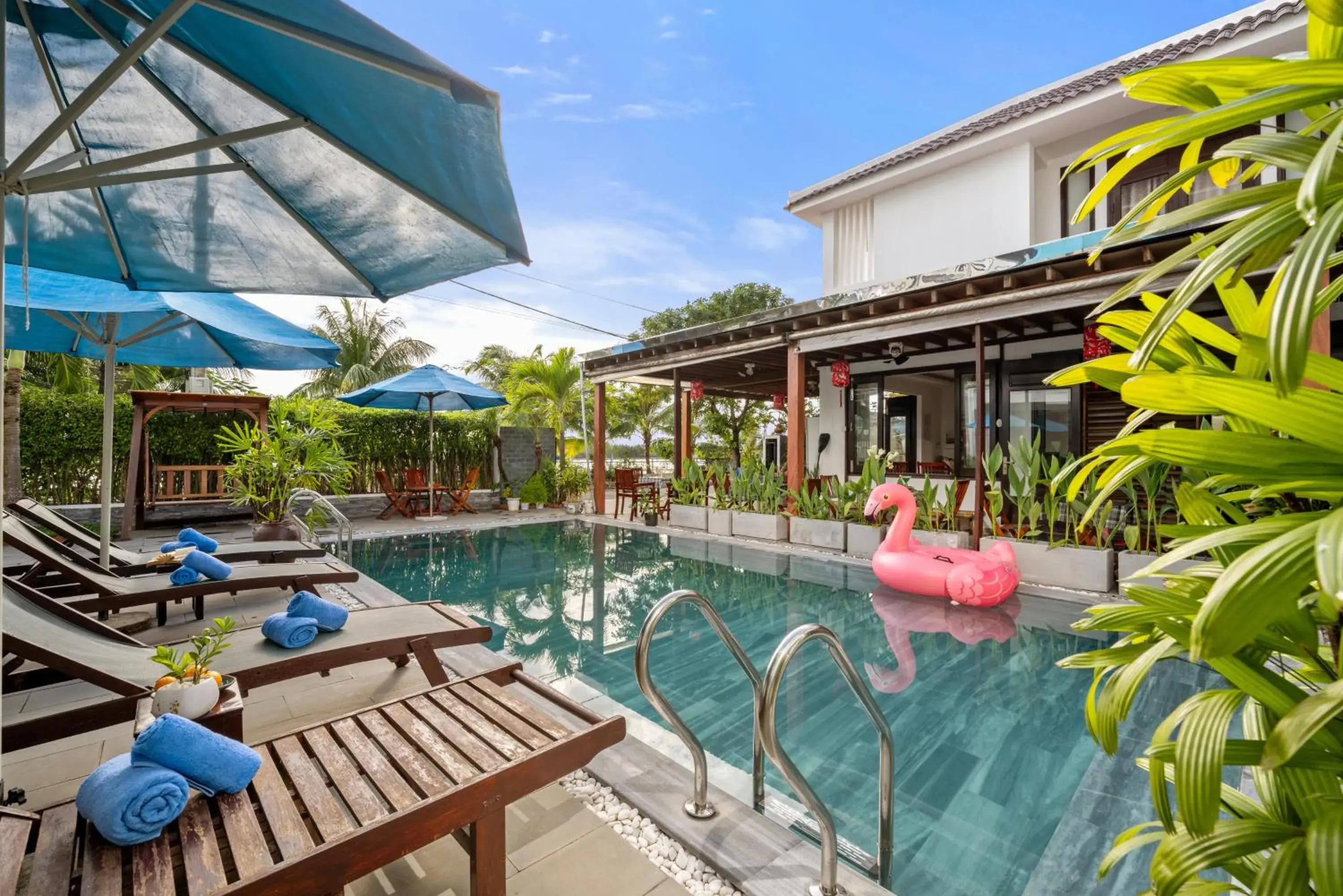 Swimming pool in Seagull Nest Hoi An Beach Village Swimming pool in Seagull Nest Hoi An Beach Village