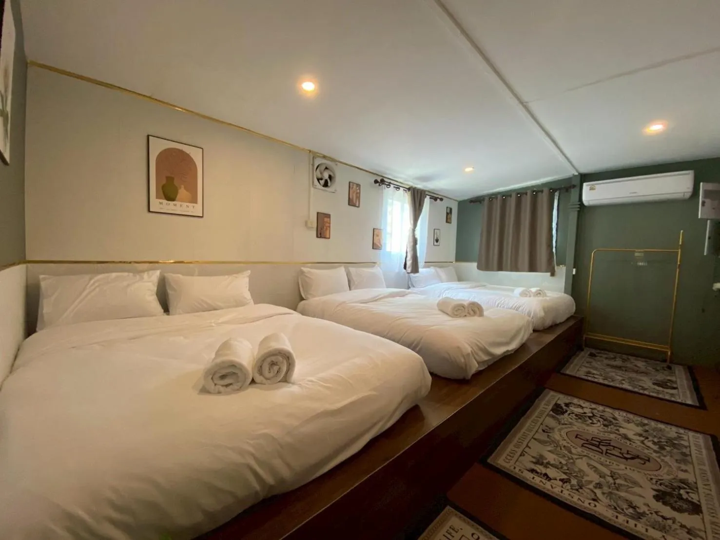 Bed in Grand Bangsaen Hotel