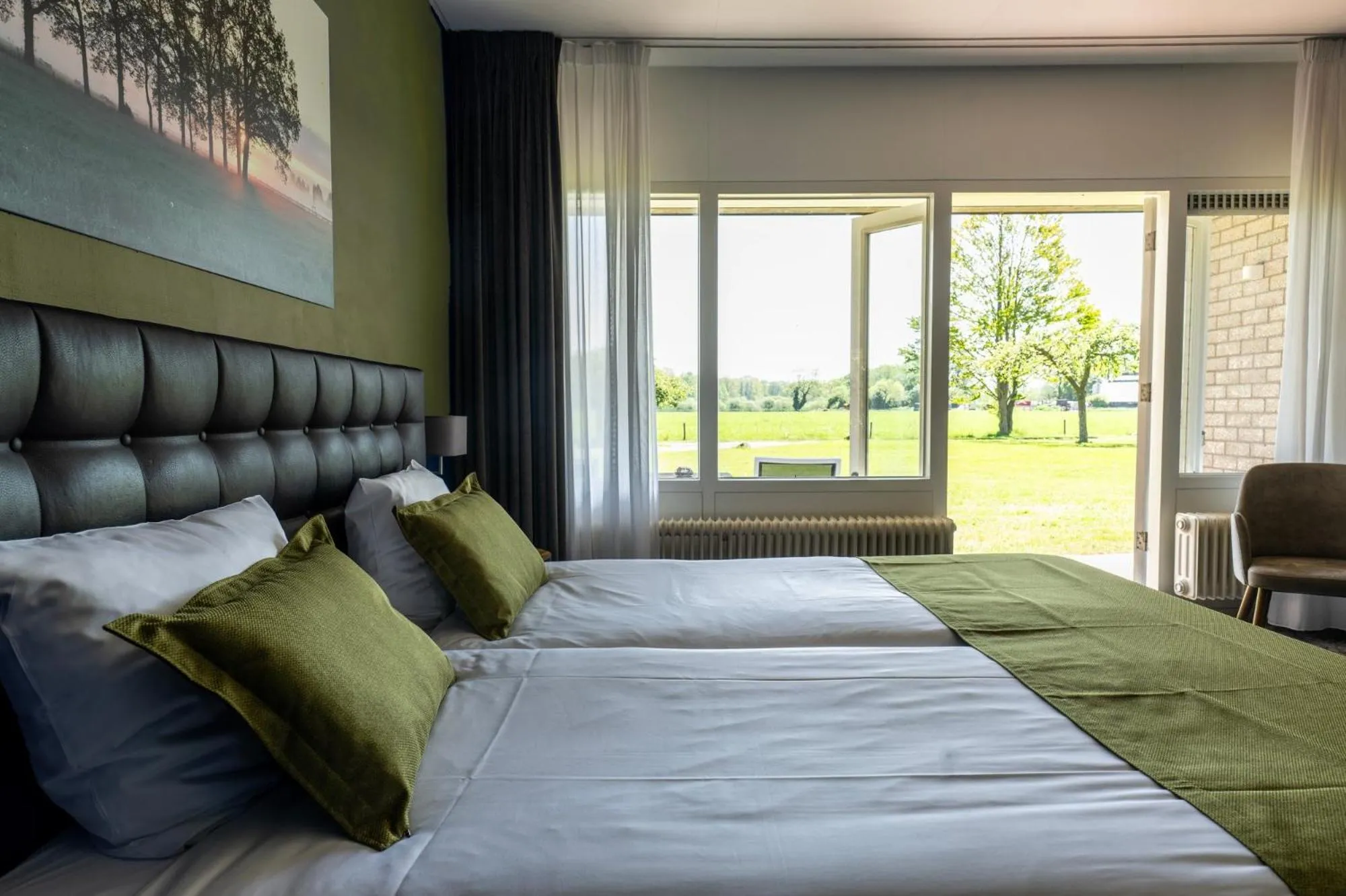 Bedroom, Bed in Landgoed Hotel & Restaurant Carelshaven