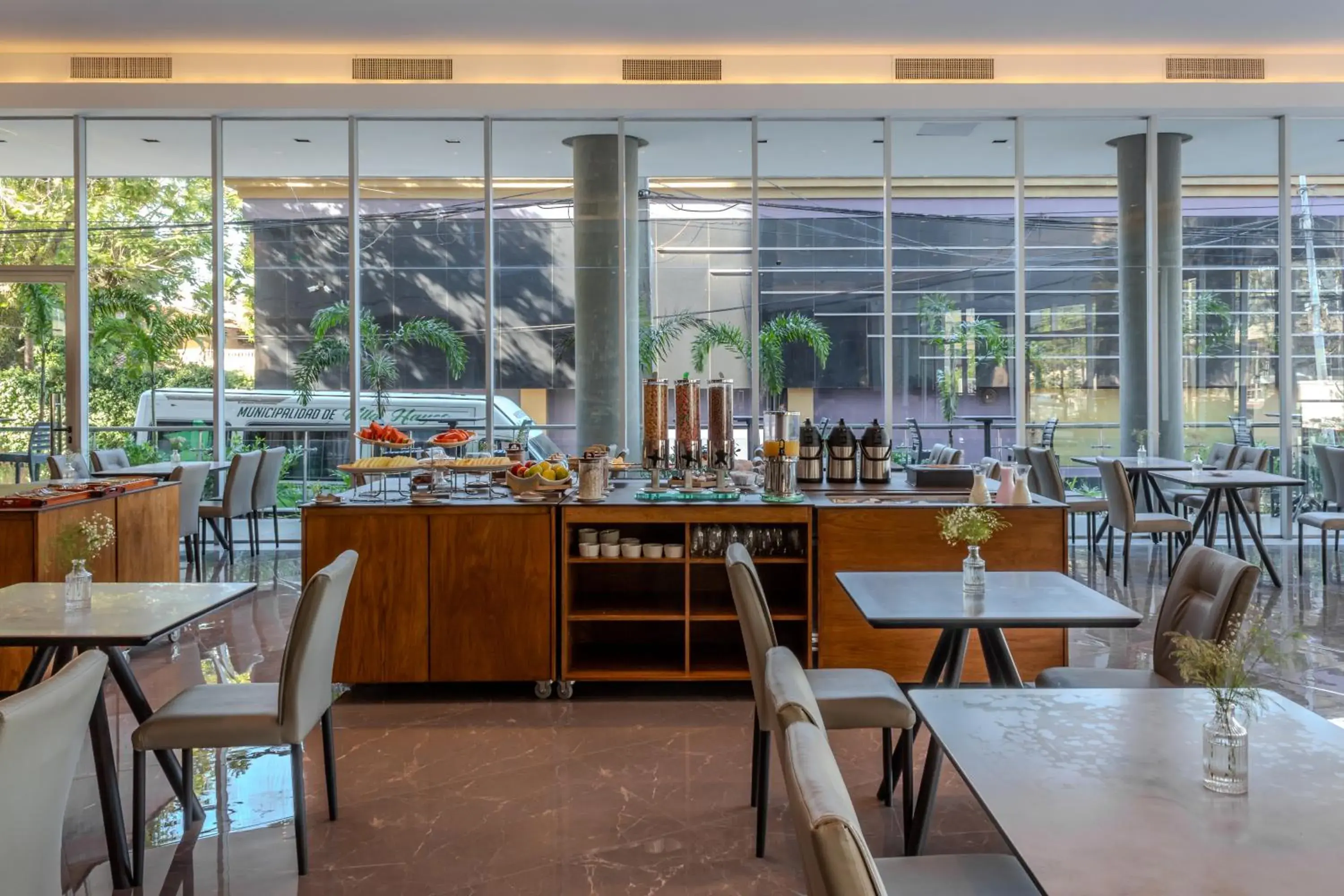 Buffet breakfast in Tryp by Wyndham Asuncion Buffet breakfast in Tryp by Wyndham Asuncion