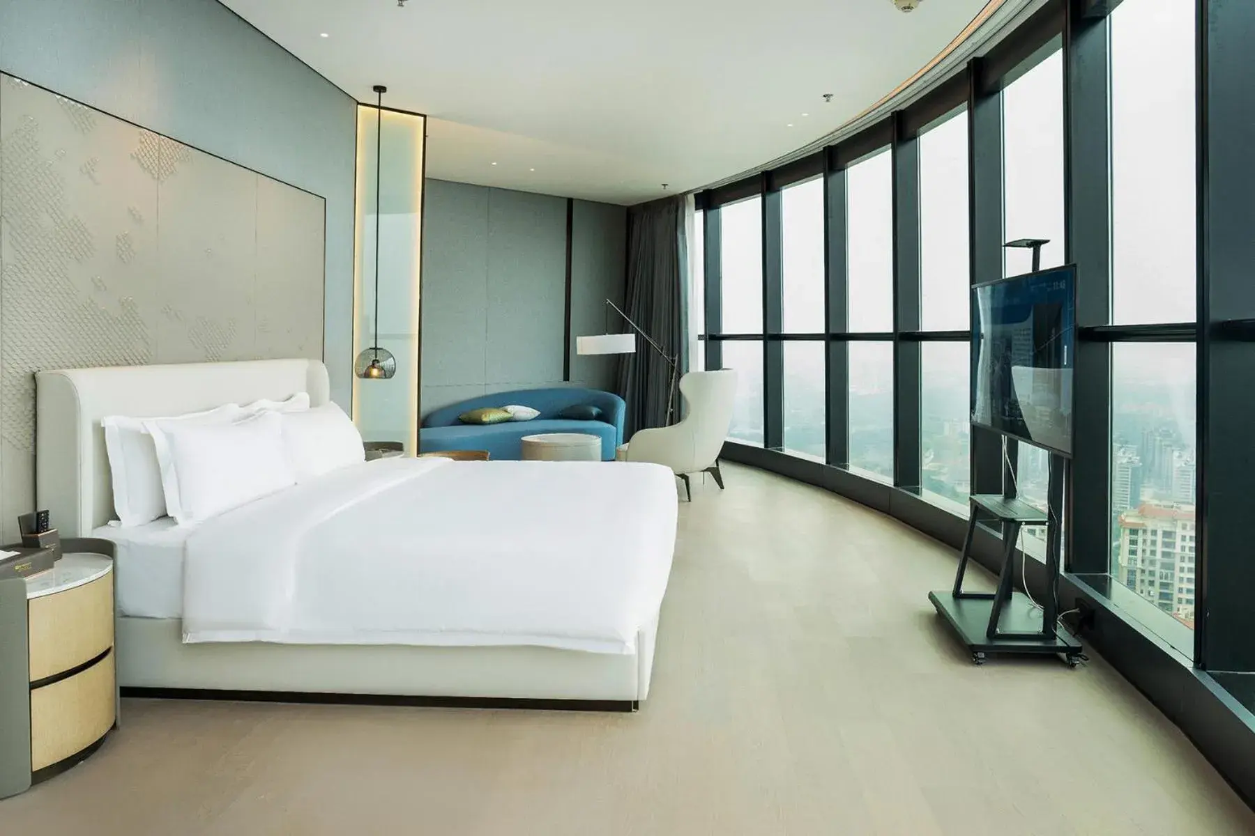 Bed in Wyndham Foshan Nanhai Bed in Wyndham Foshan Nanhai