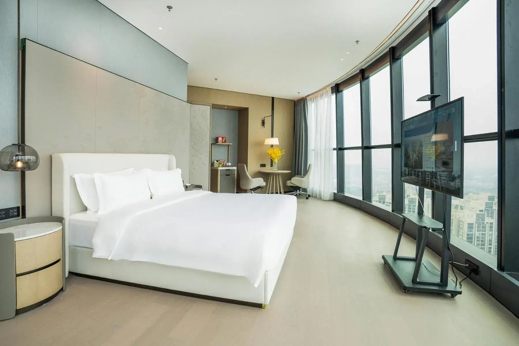 Bed in Wyndham Foshan Nanhai Bed in Wyndham Foshan Nanhai