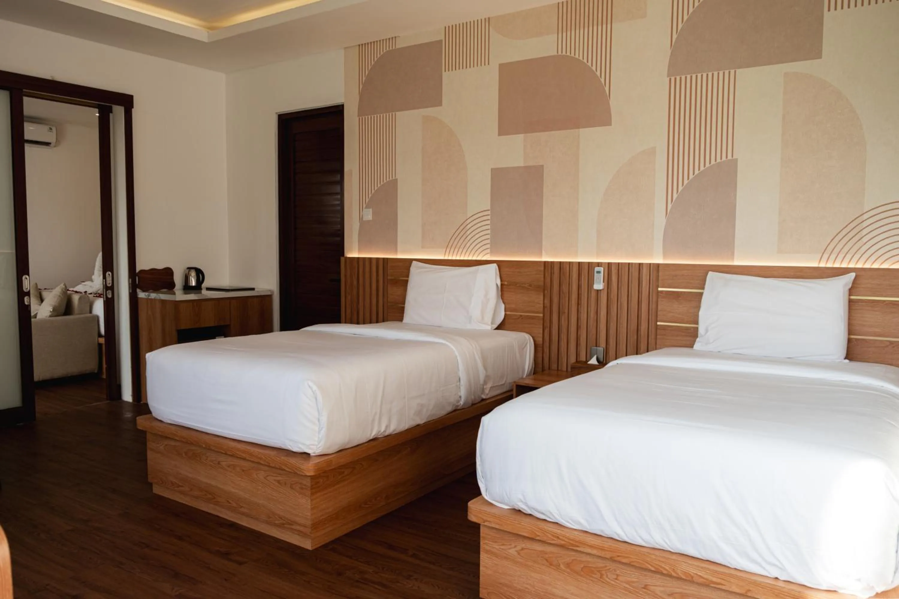 Bed in Padi Villa Canggu