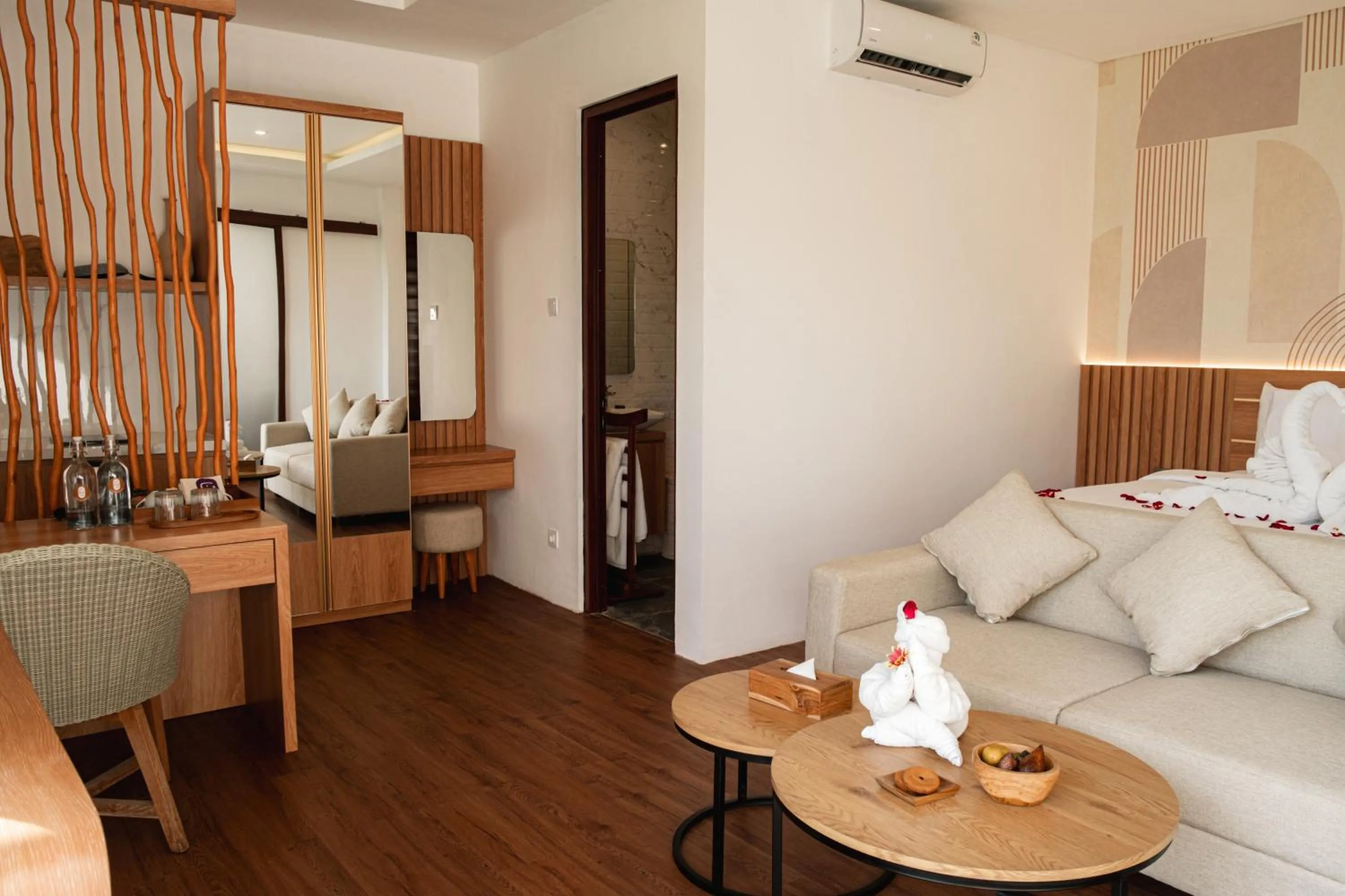 Bed in Padi Villa Canggu