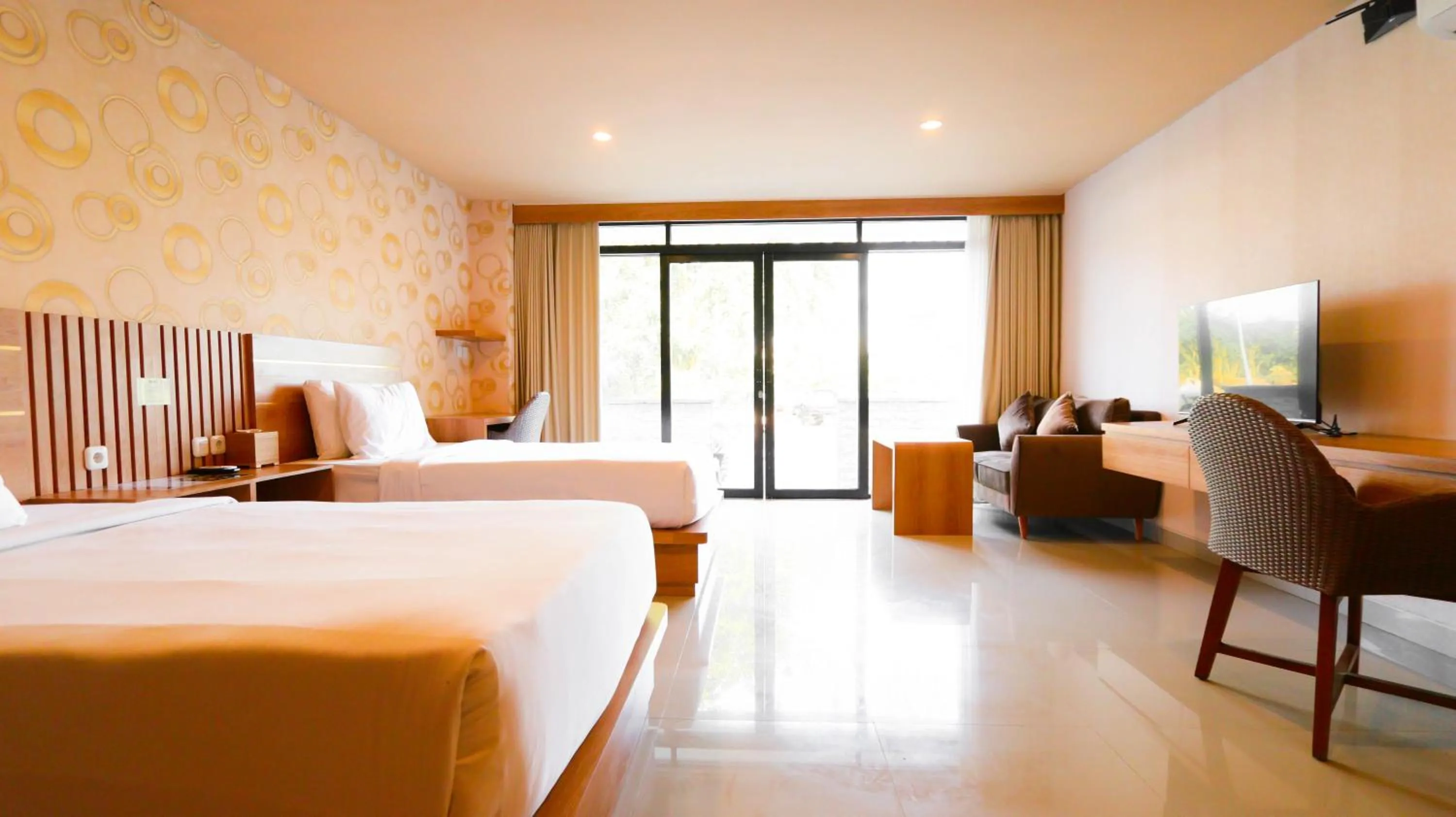 Bedroom, Bed in Padi Villa Canggu