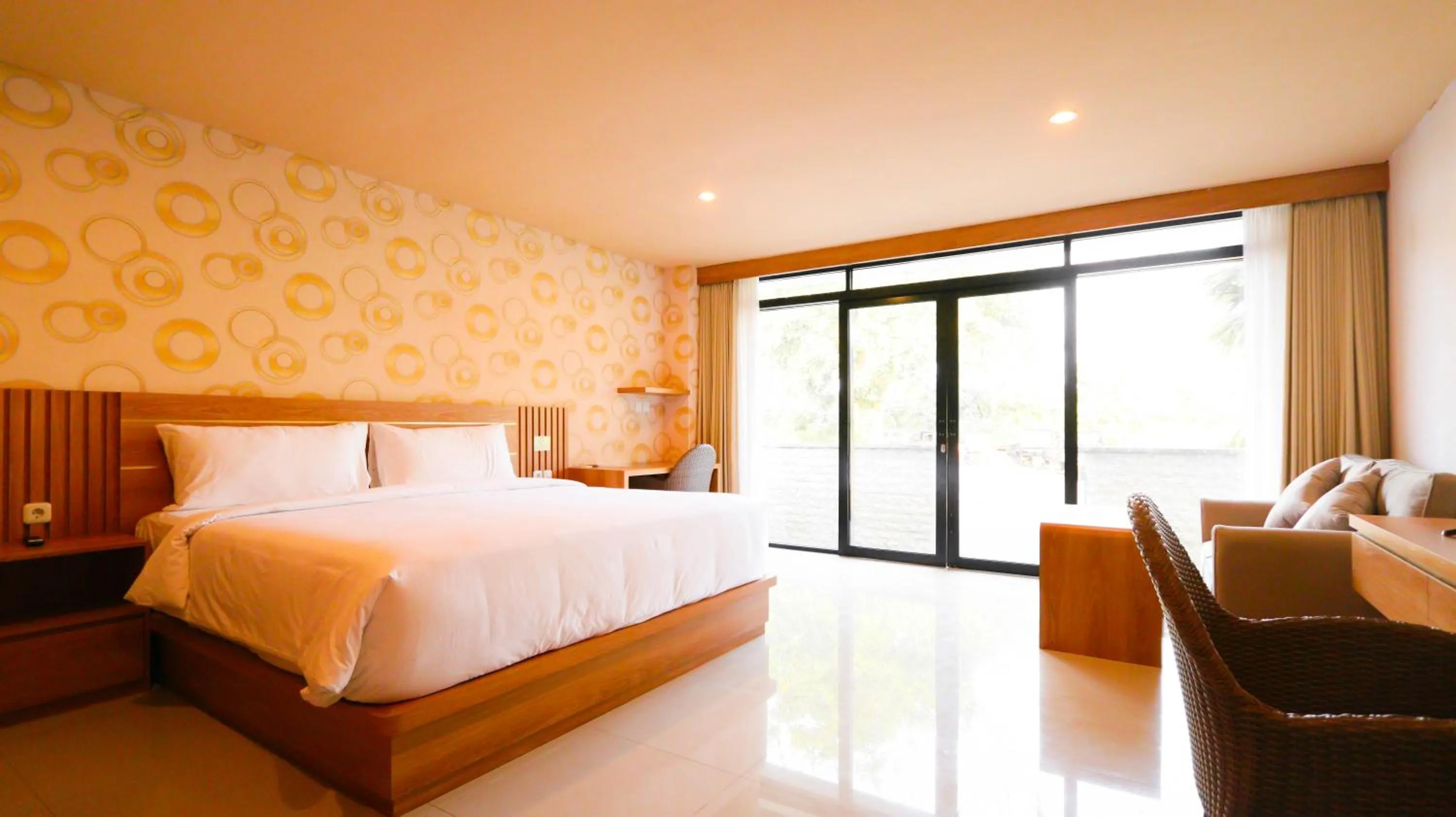 Bed in Padi Villa Canggu