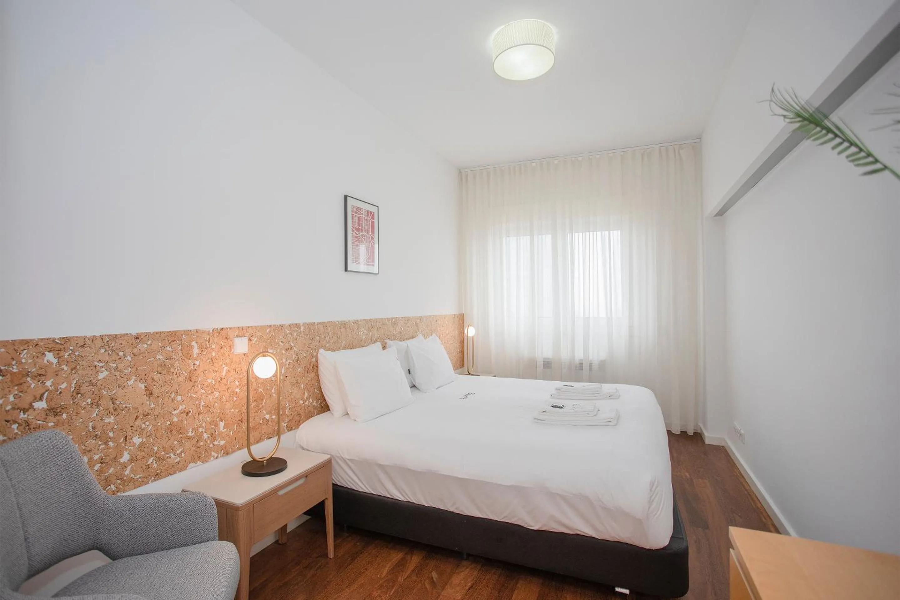 Bed in Liiiving in Porto - Light Trendy Apartment