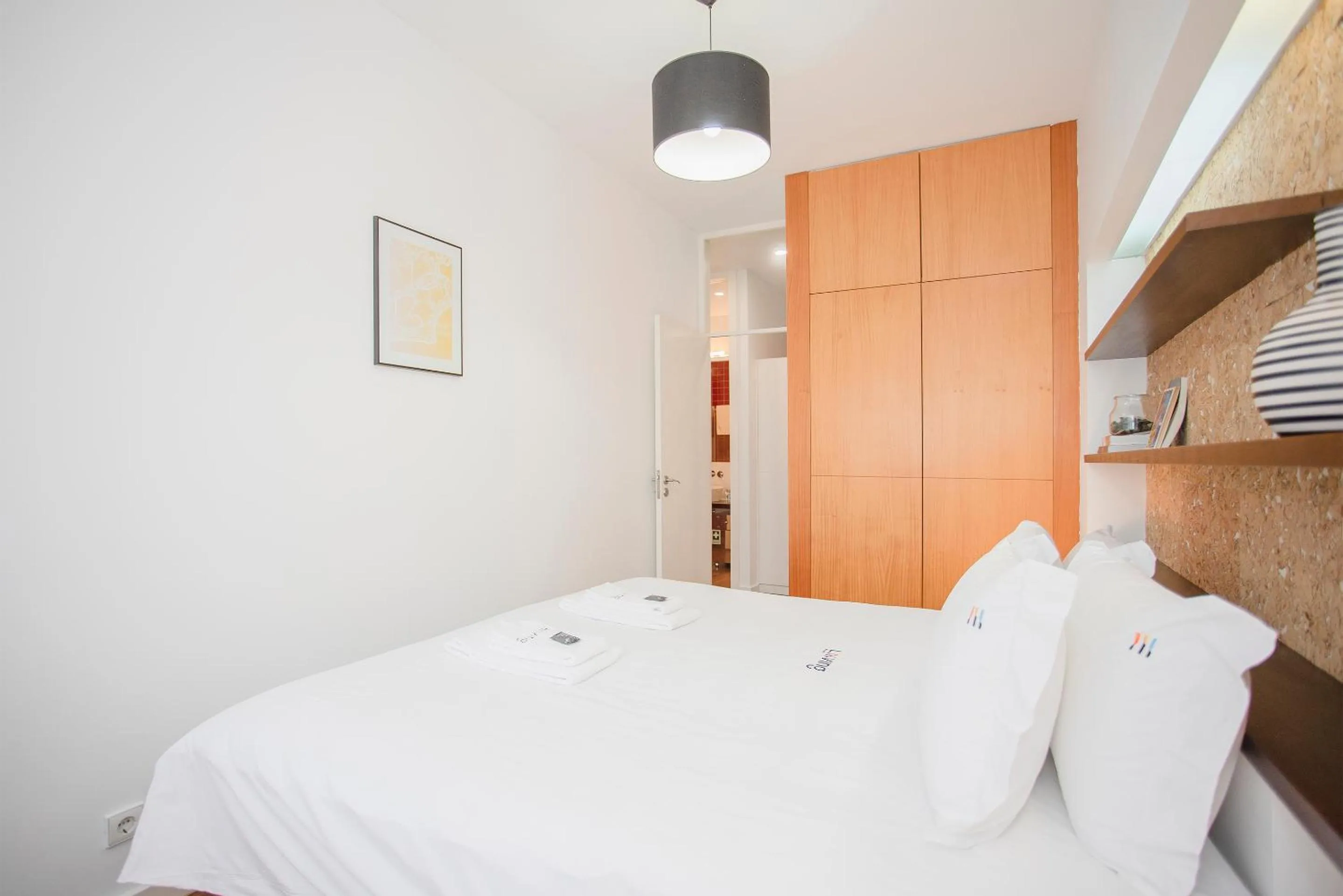 Bed in Liiiving in Porto - Light Trendy Apartment