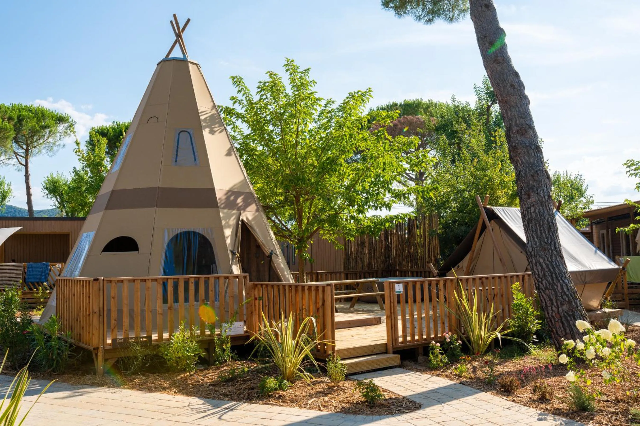 Property building in Trasimeno Glamping Resort
