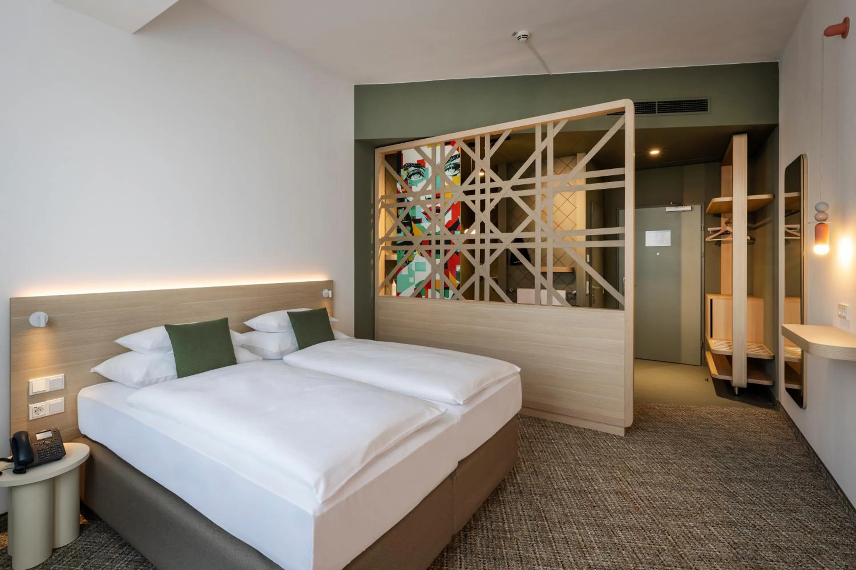 Bed in ARCOTEL AQ Wien