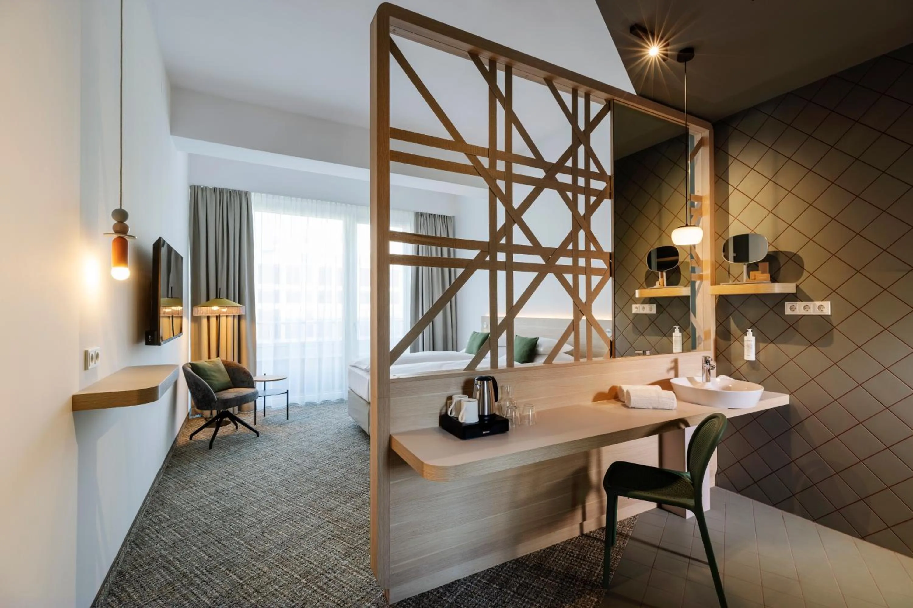 Photo of the whole room in ARCOTEL AQ Wien