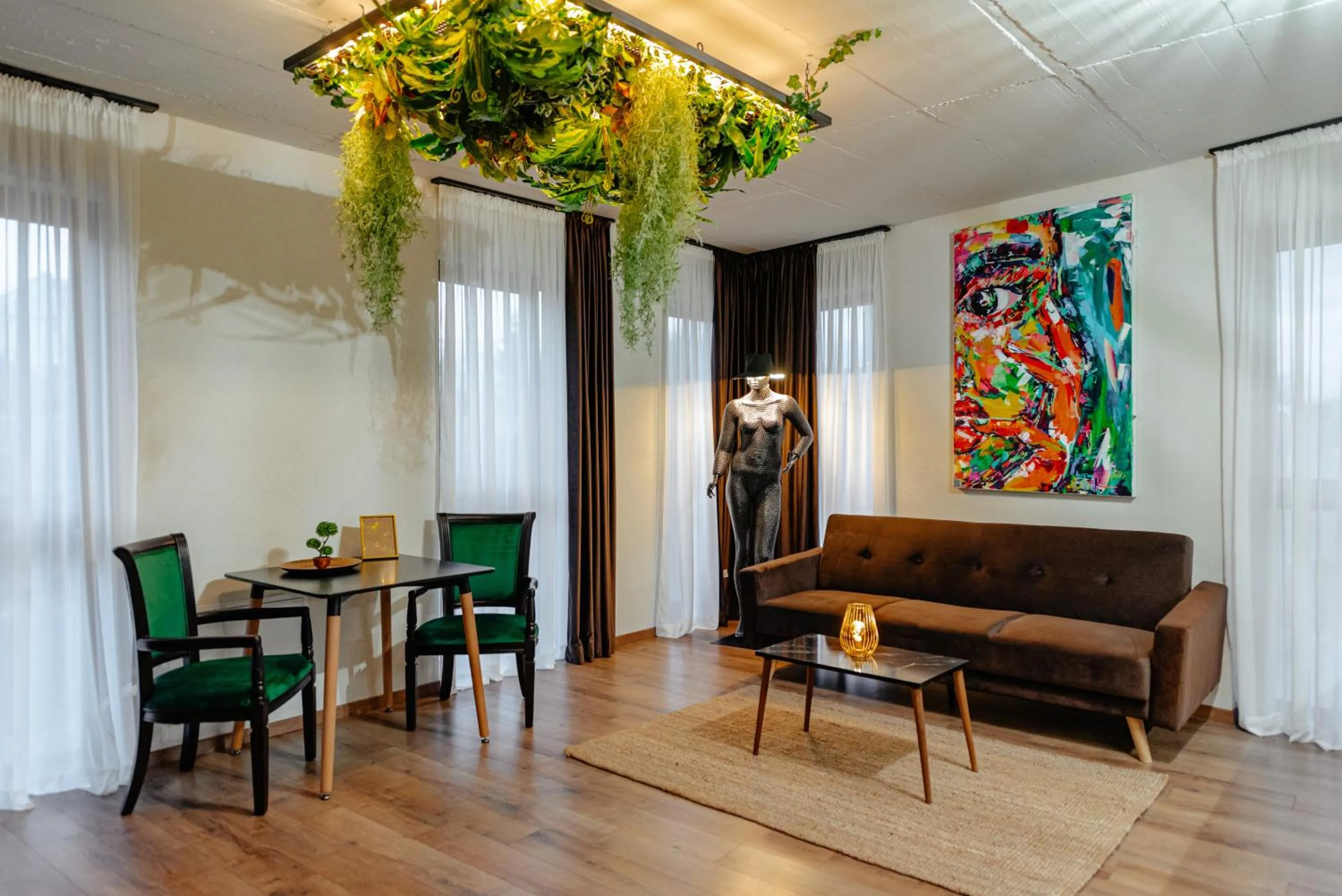 Living room in Centro Accommodation