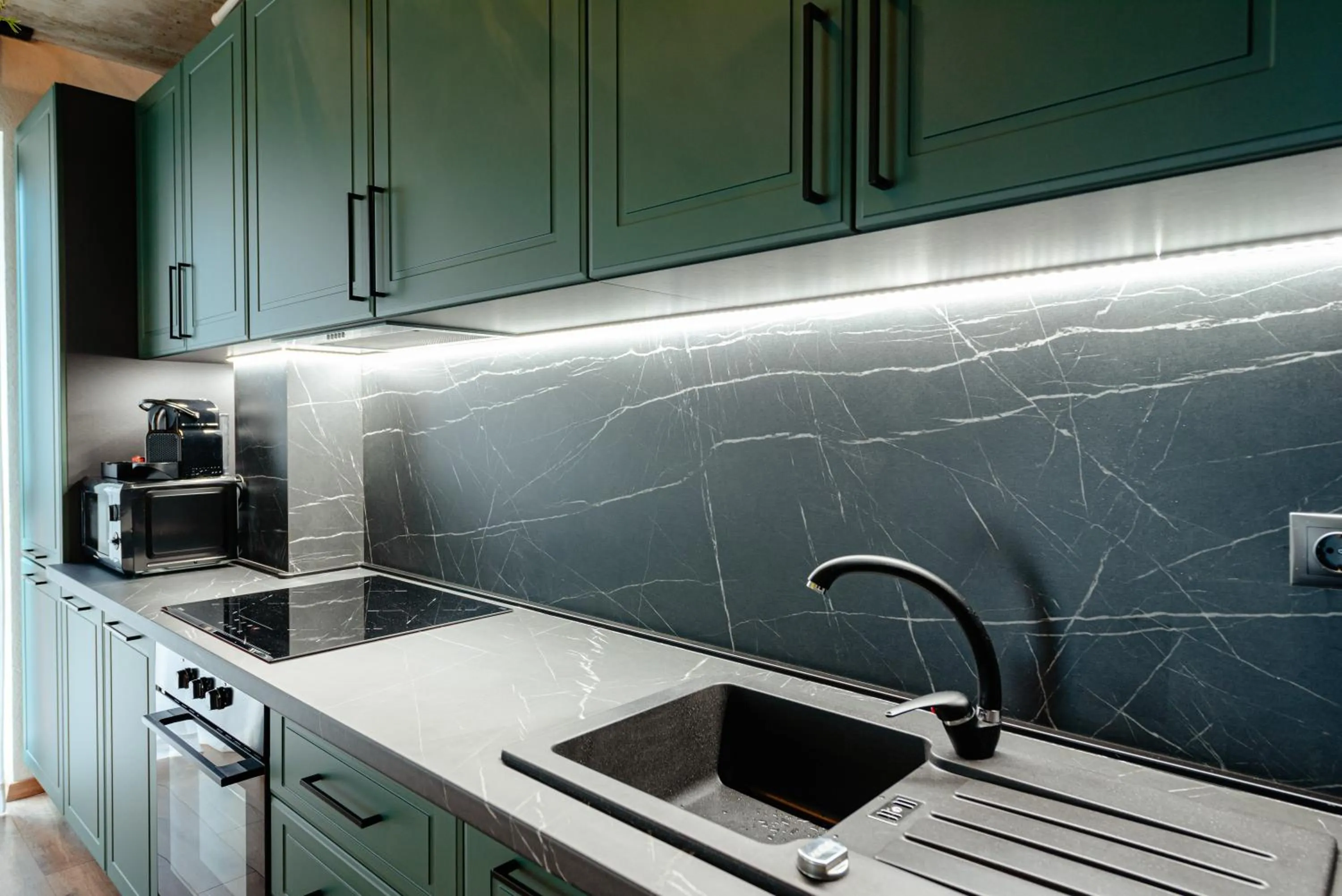 Kitchen or kitchenette in Centro Accommodation