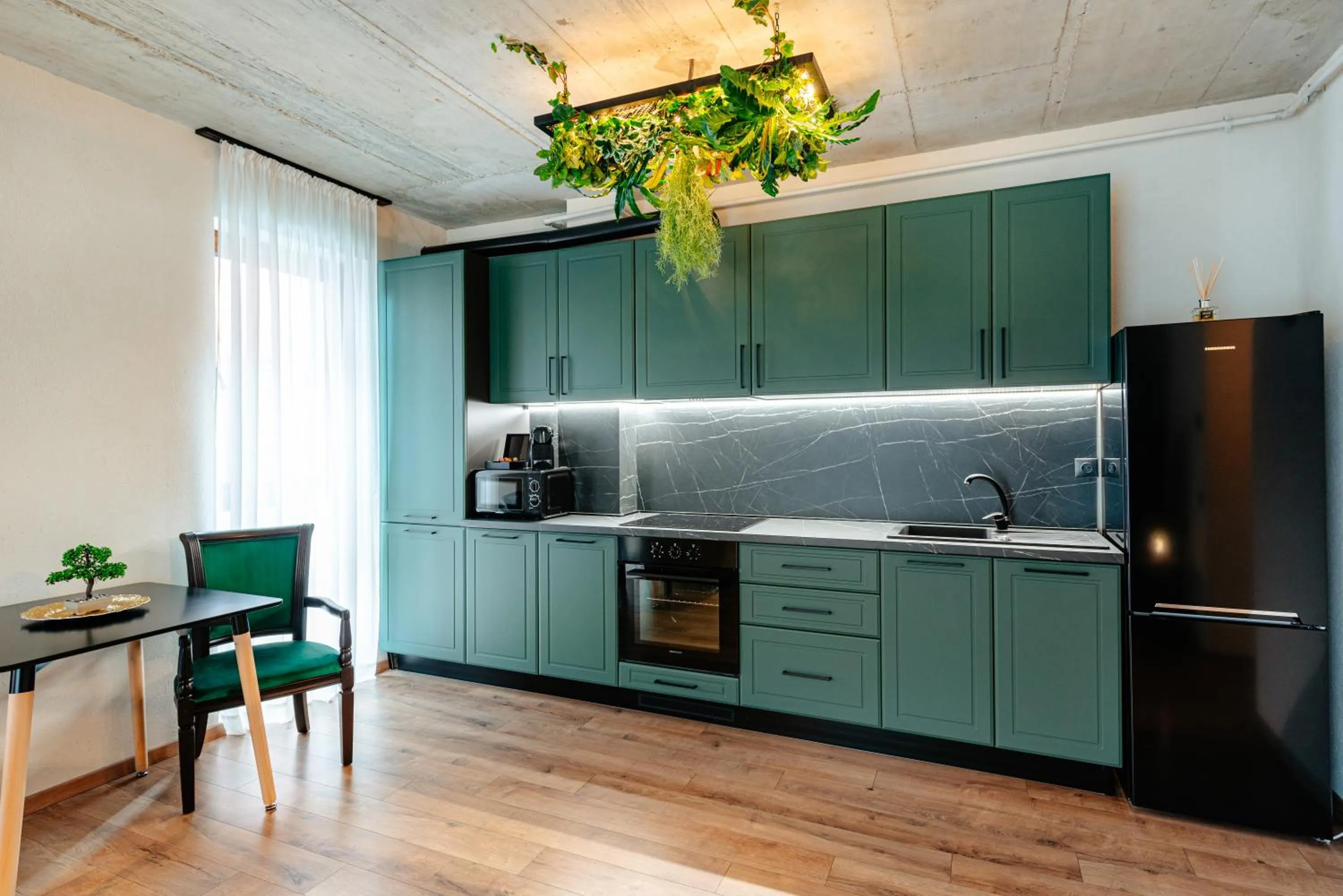 Kitchen or kitchenette in Centro Accommodation