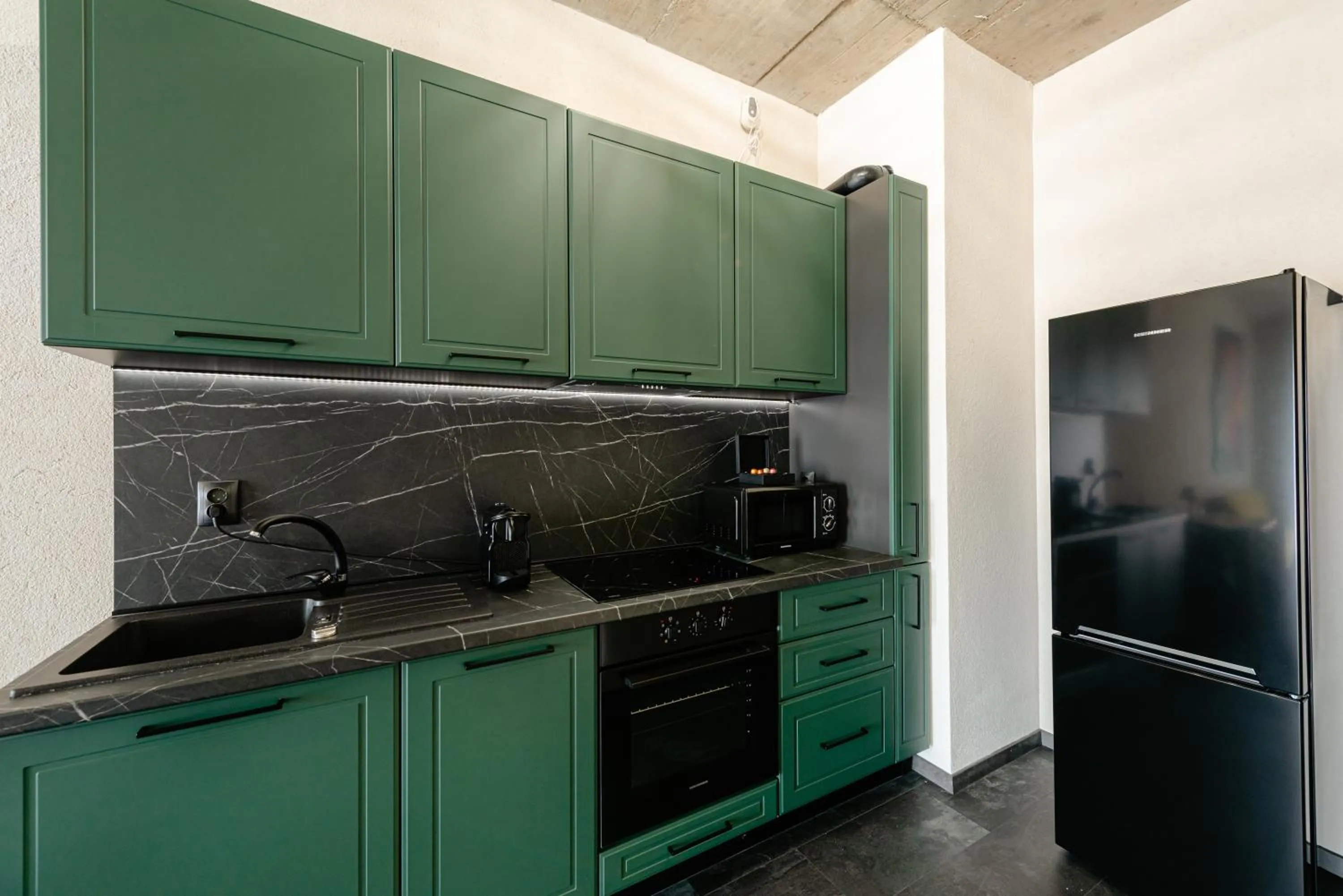 Kitchen or kitchenette in Centro Accommodation