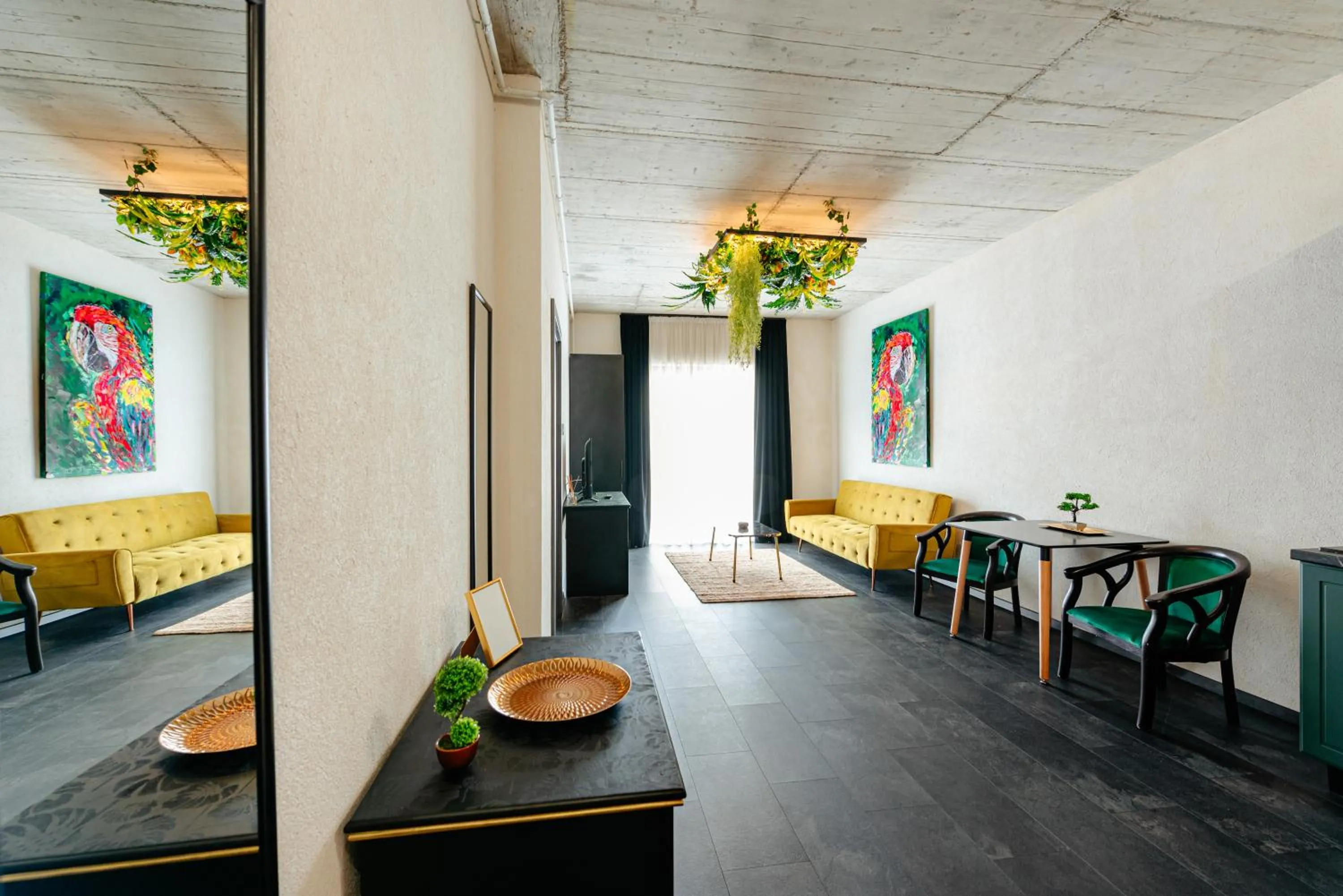 Living room in Centro Accommodation