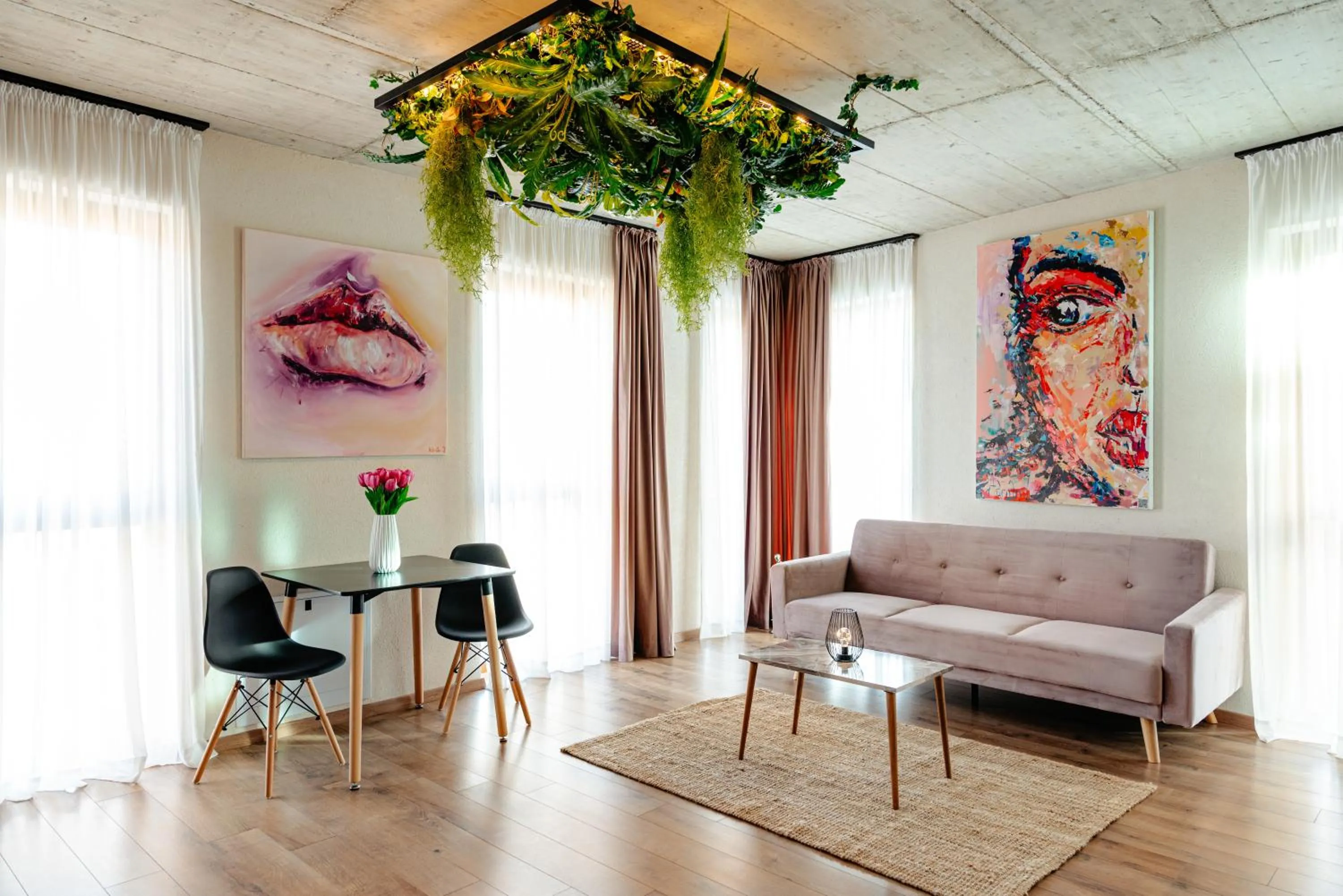 Living room in Centro Accommodation