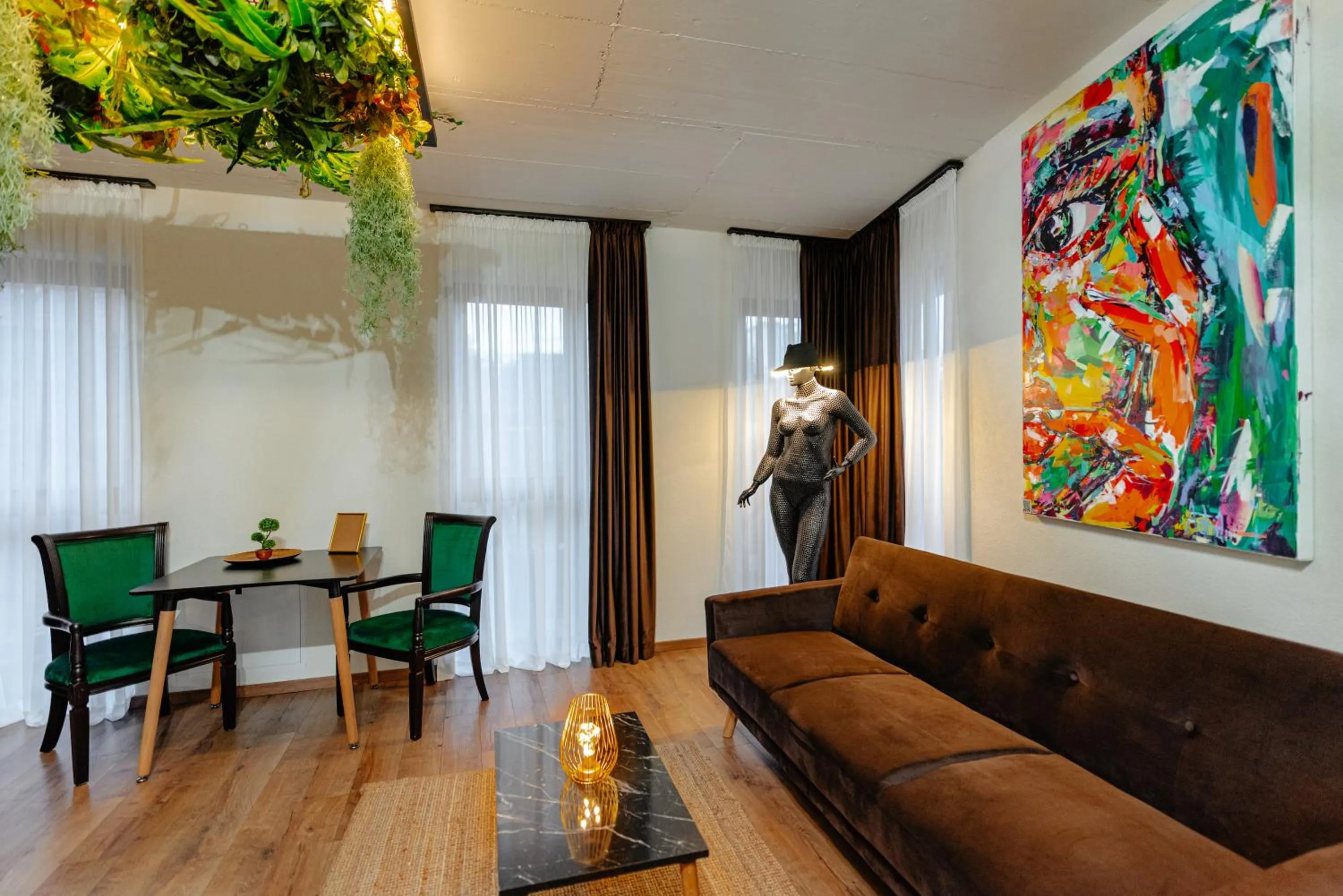 Seating area in Centro Accommodation