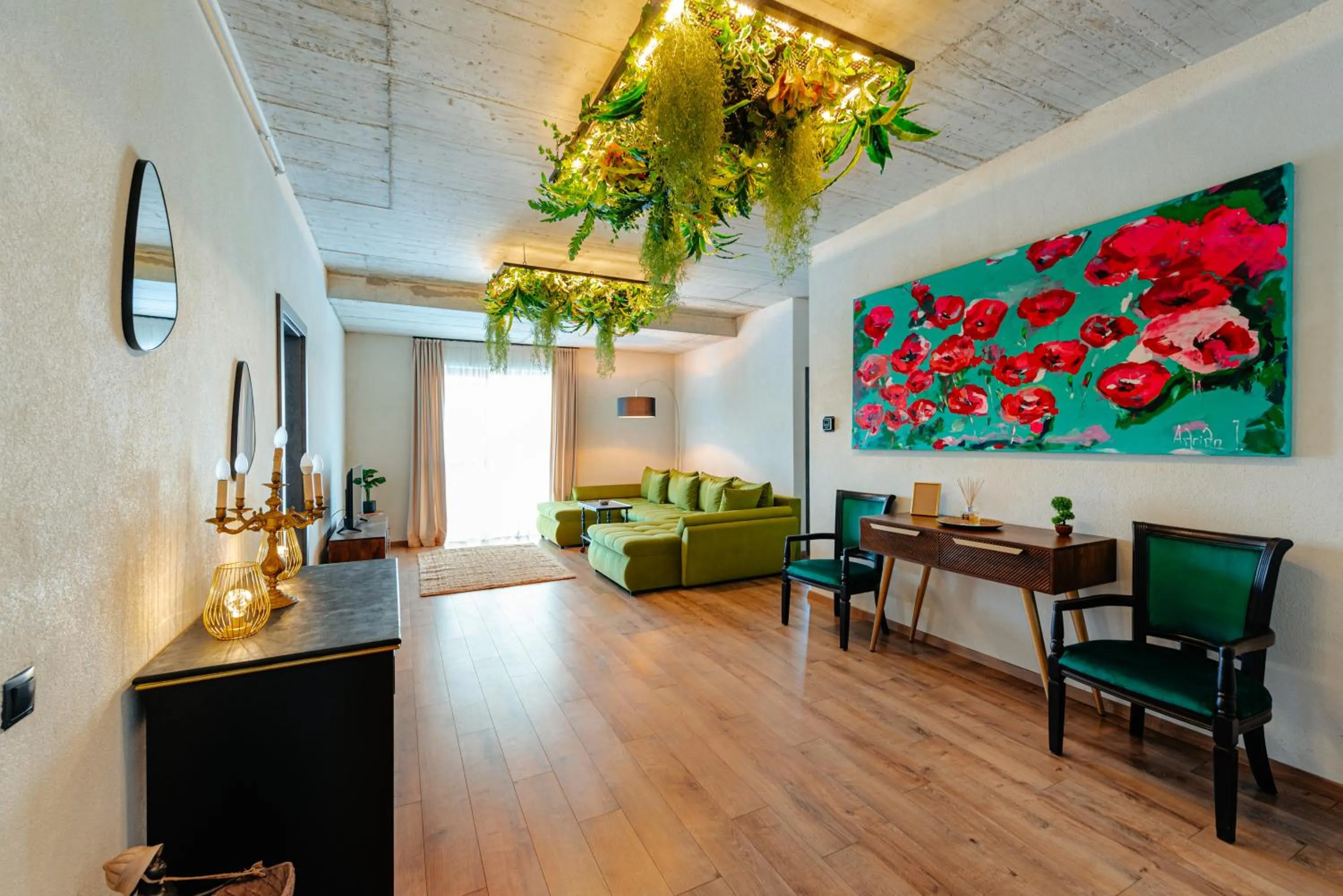 Living room in Centro Accommodation