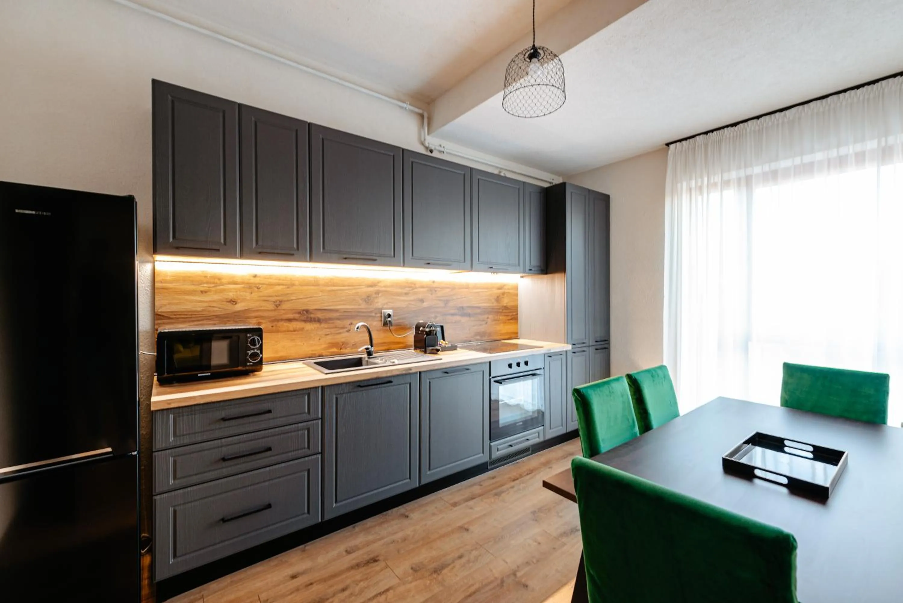 Kitchen or kitchenette in Centro Accommodation