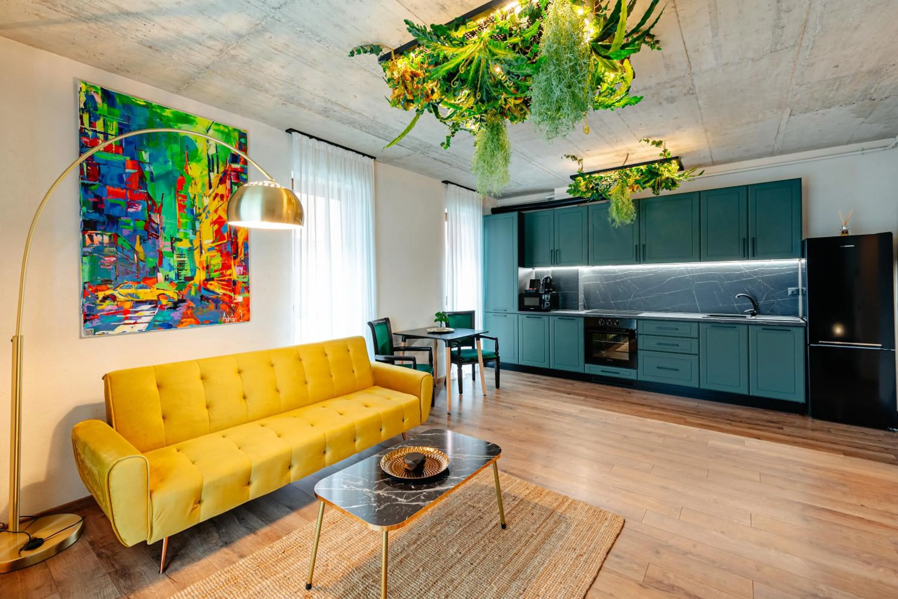 Living room in Centro Accommodation