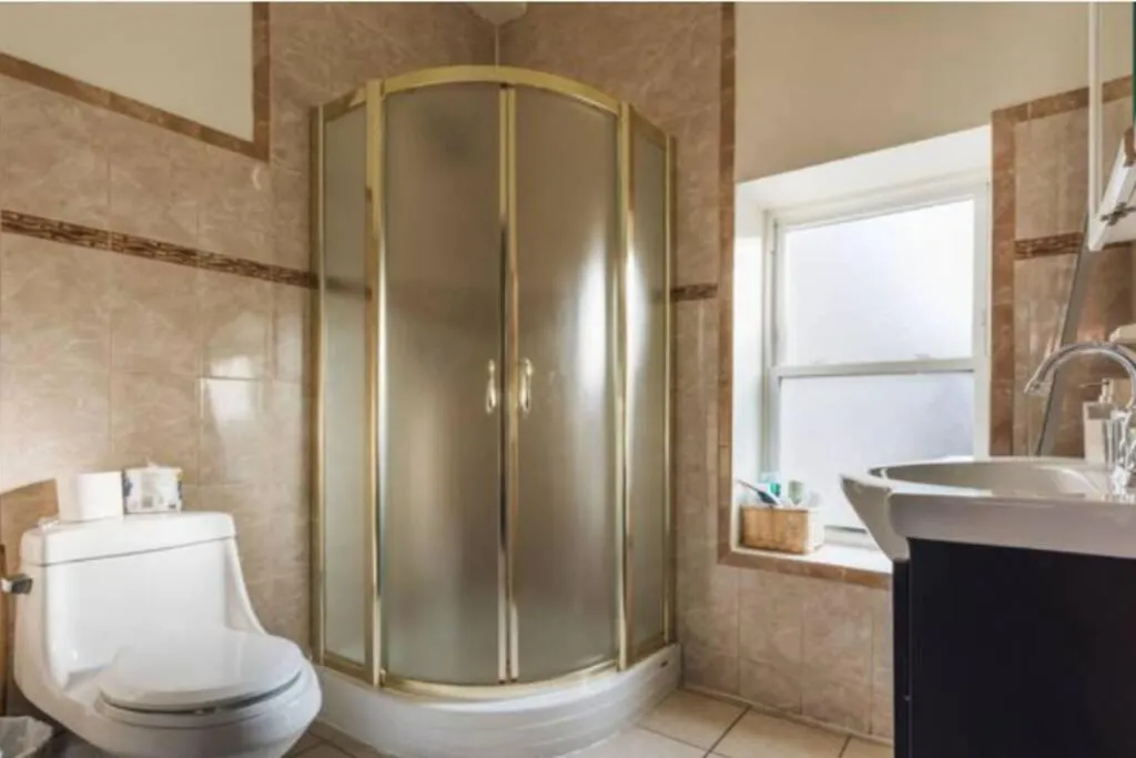 Shower in East Village Townhouse