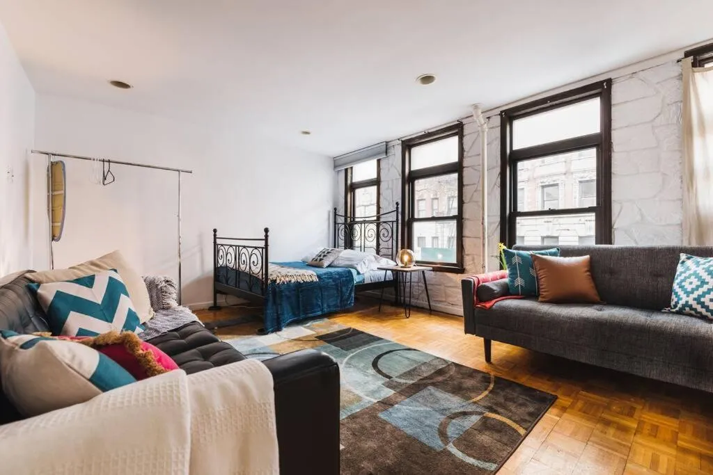 Bed in East Village Townhouse