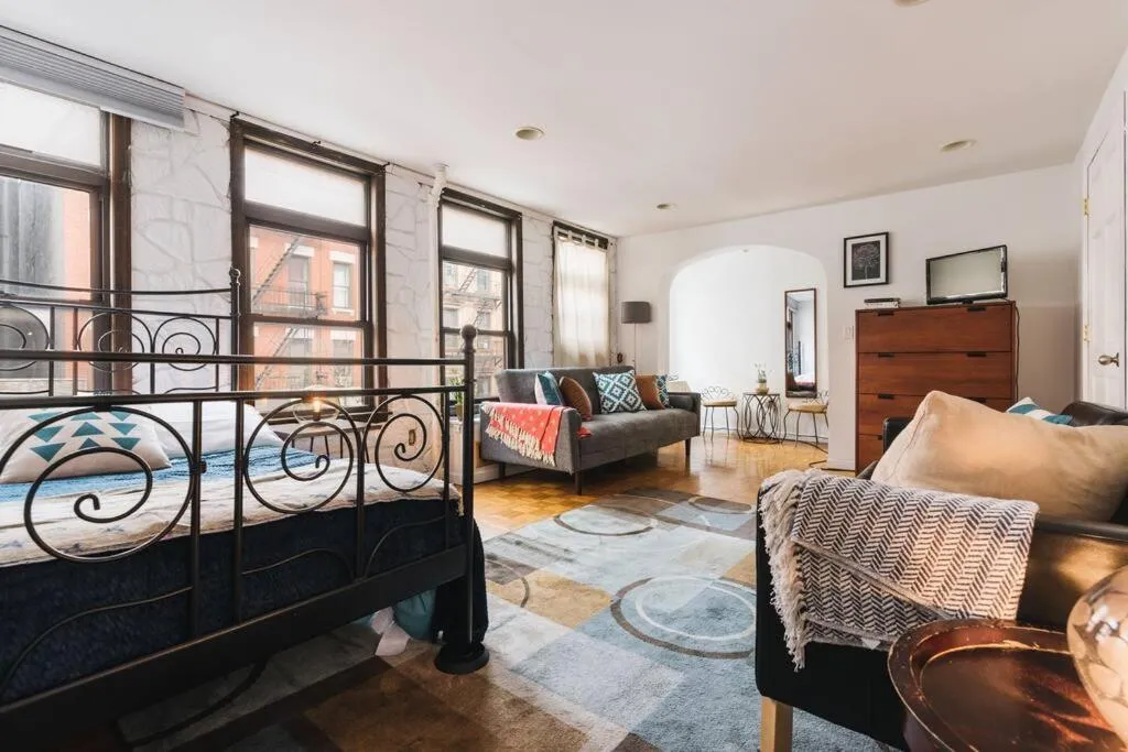 Bed in East Village Townhouse