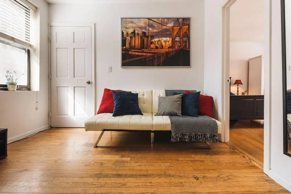 Living room in East Village Townhouse