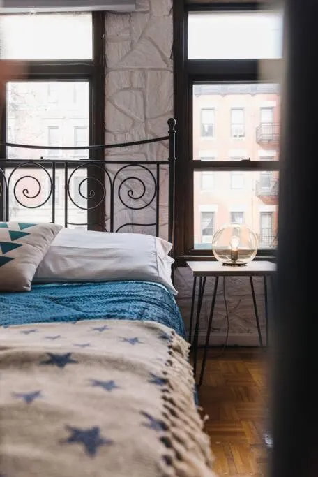 Bed in East Village Townhouse