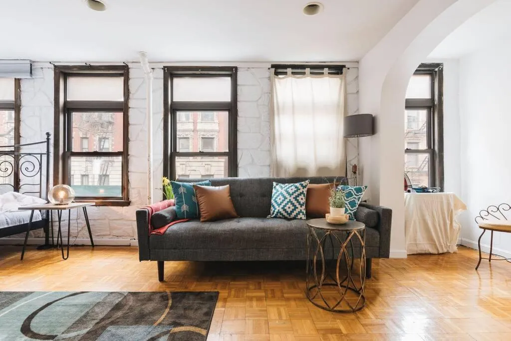 Living room in East Village Townhouse