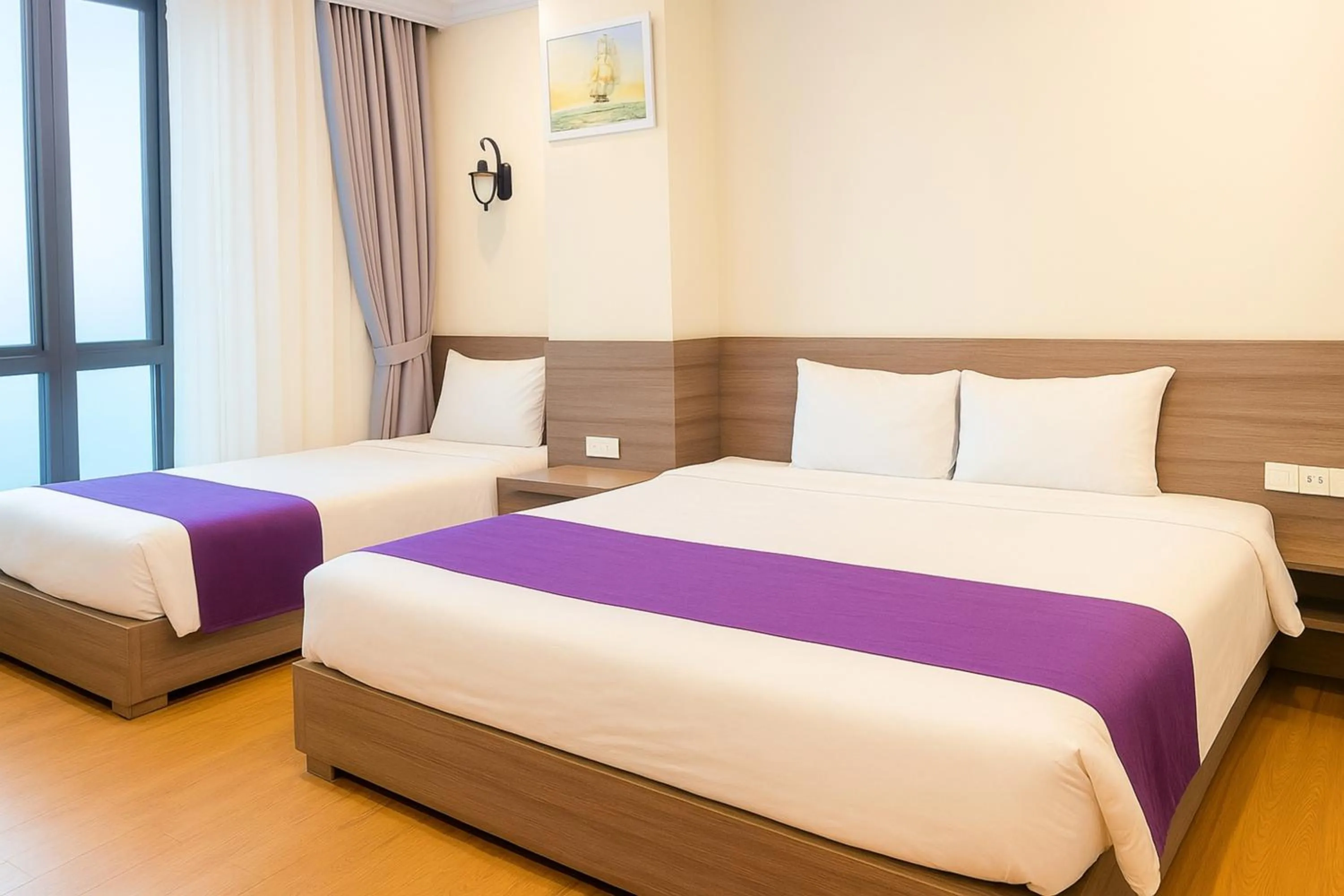 Bedroom, Bed in Yen Indochine