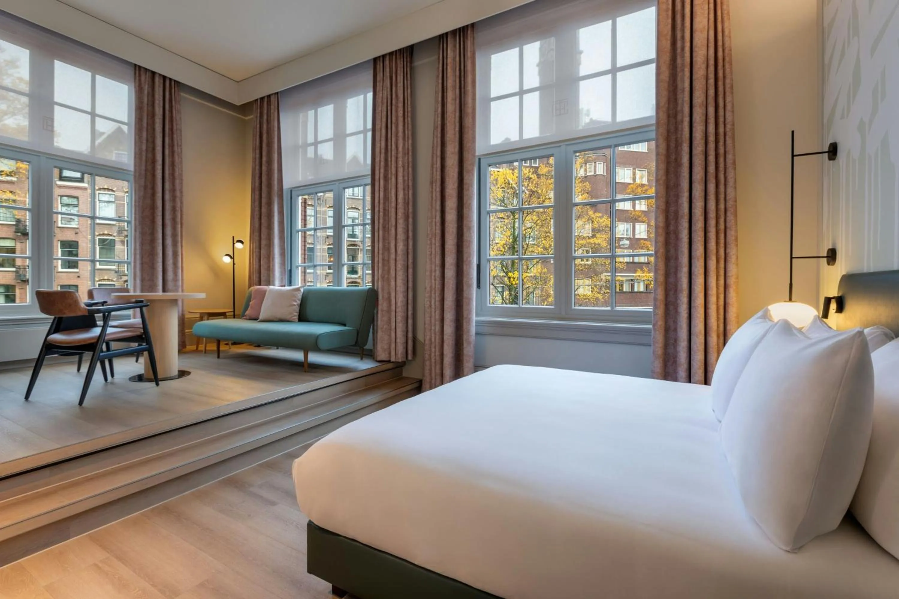 Bedroom, Bed in The College Hotel Amsterdam, Autograph Collection