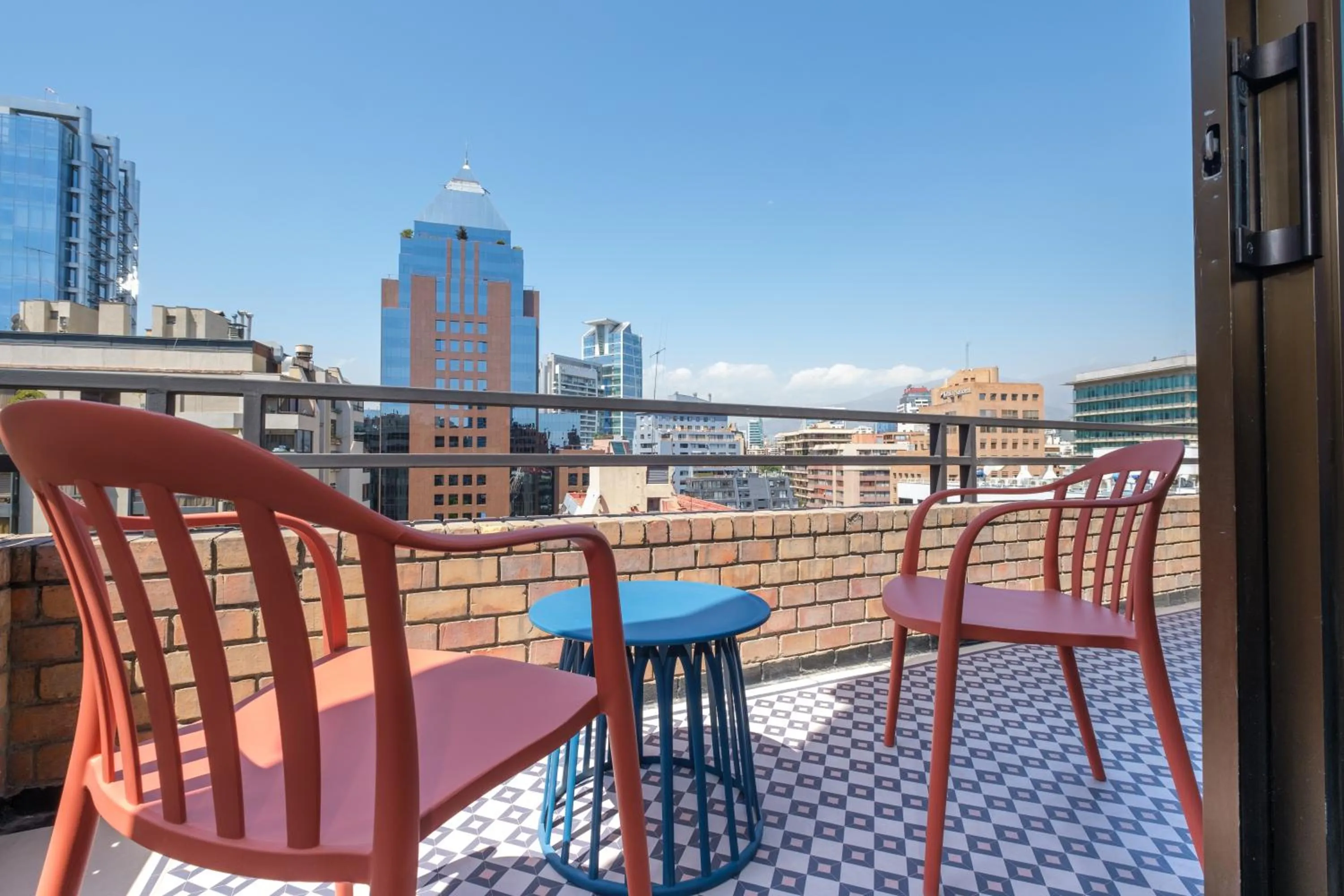 Balcony/Terrace in APT Serviced Apartments Santiago