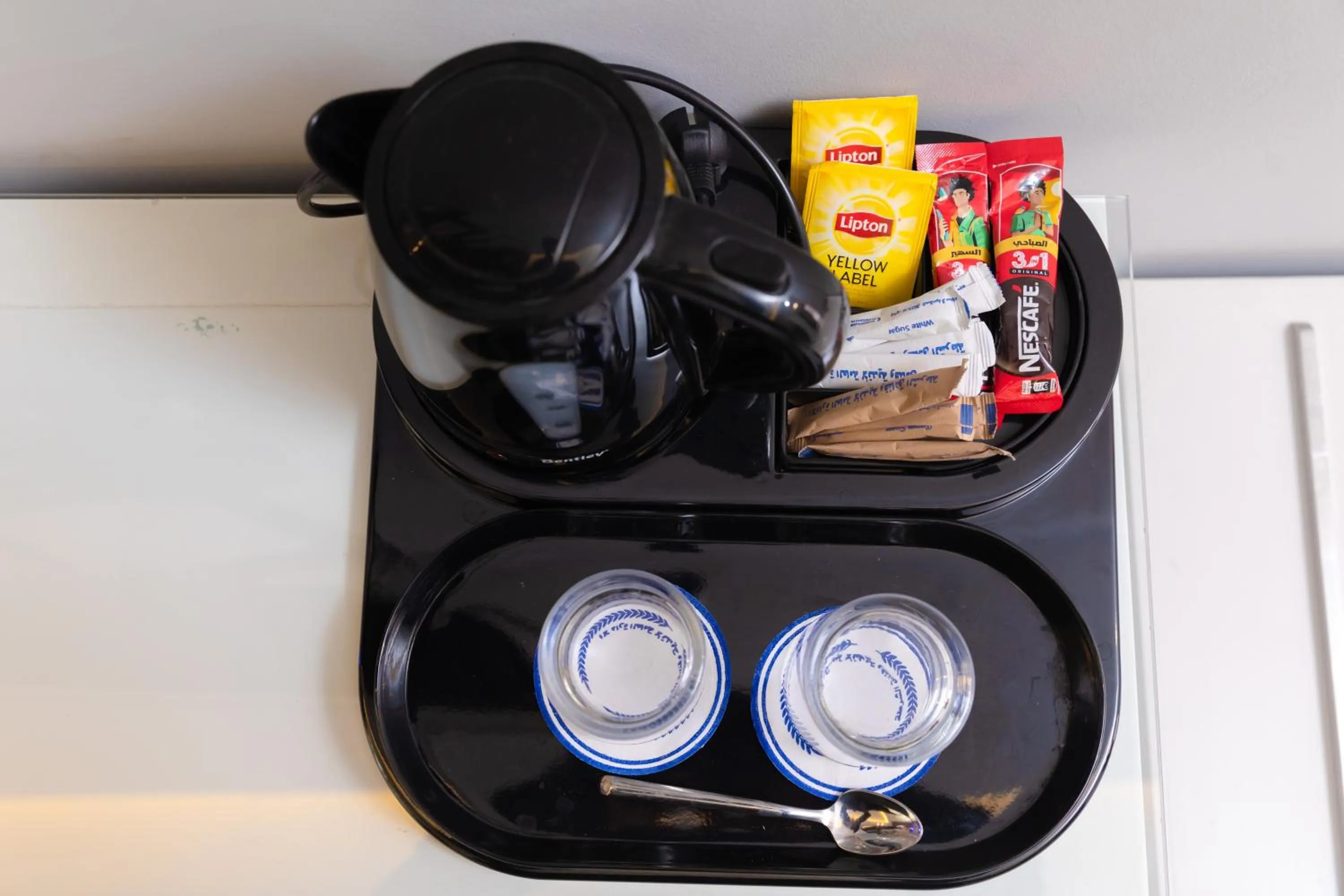 Coffee/tea facilities in Nile Club hotel