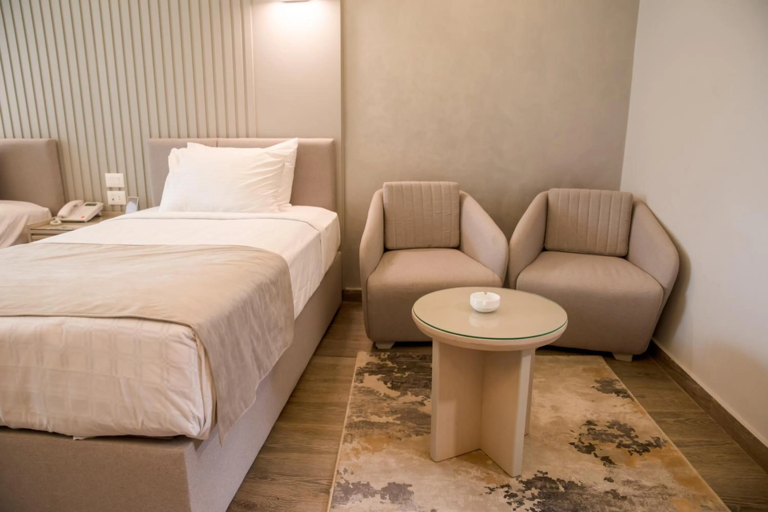 Bed in Nile Club hotel