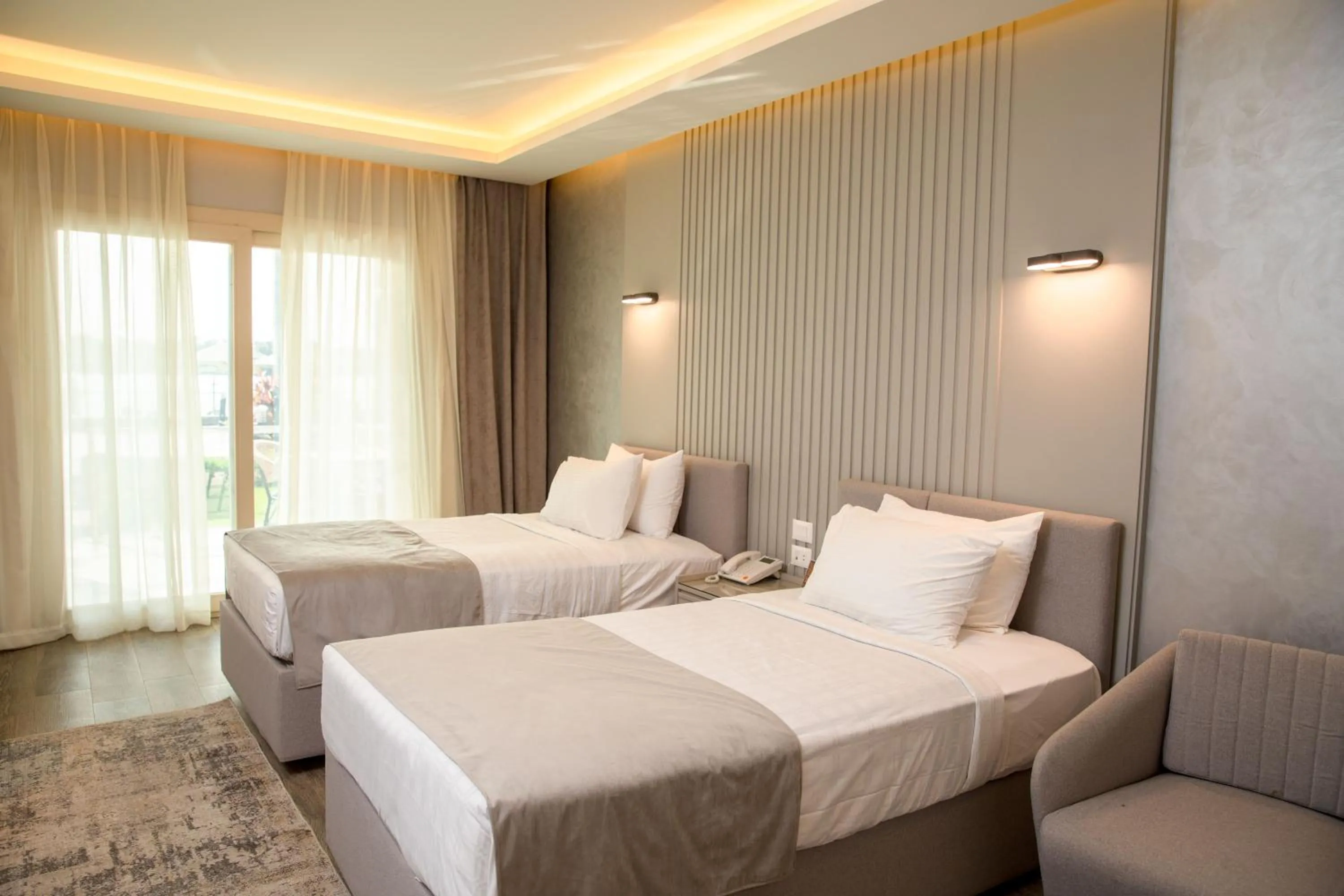 Bedroom, Bed in Nile Club hotel