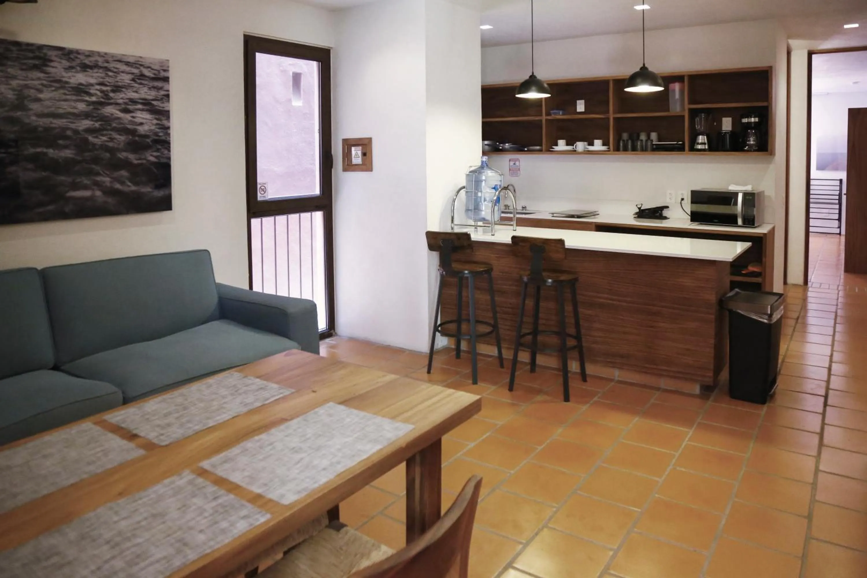 Kitchen or kitchenette in HOTEL AURELIA