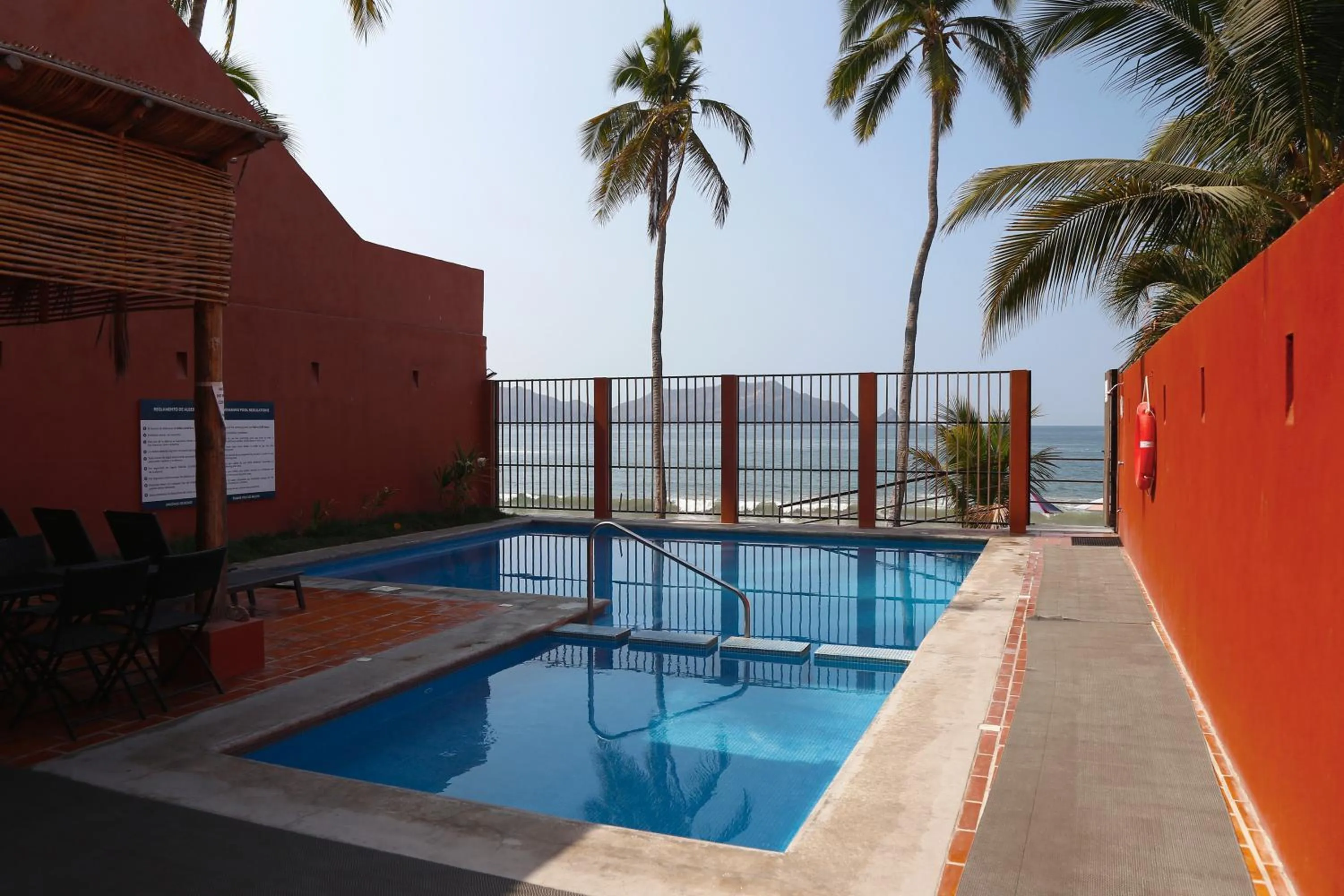 Pool view in HOTEL AURELIA