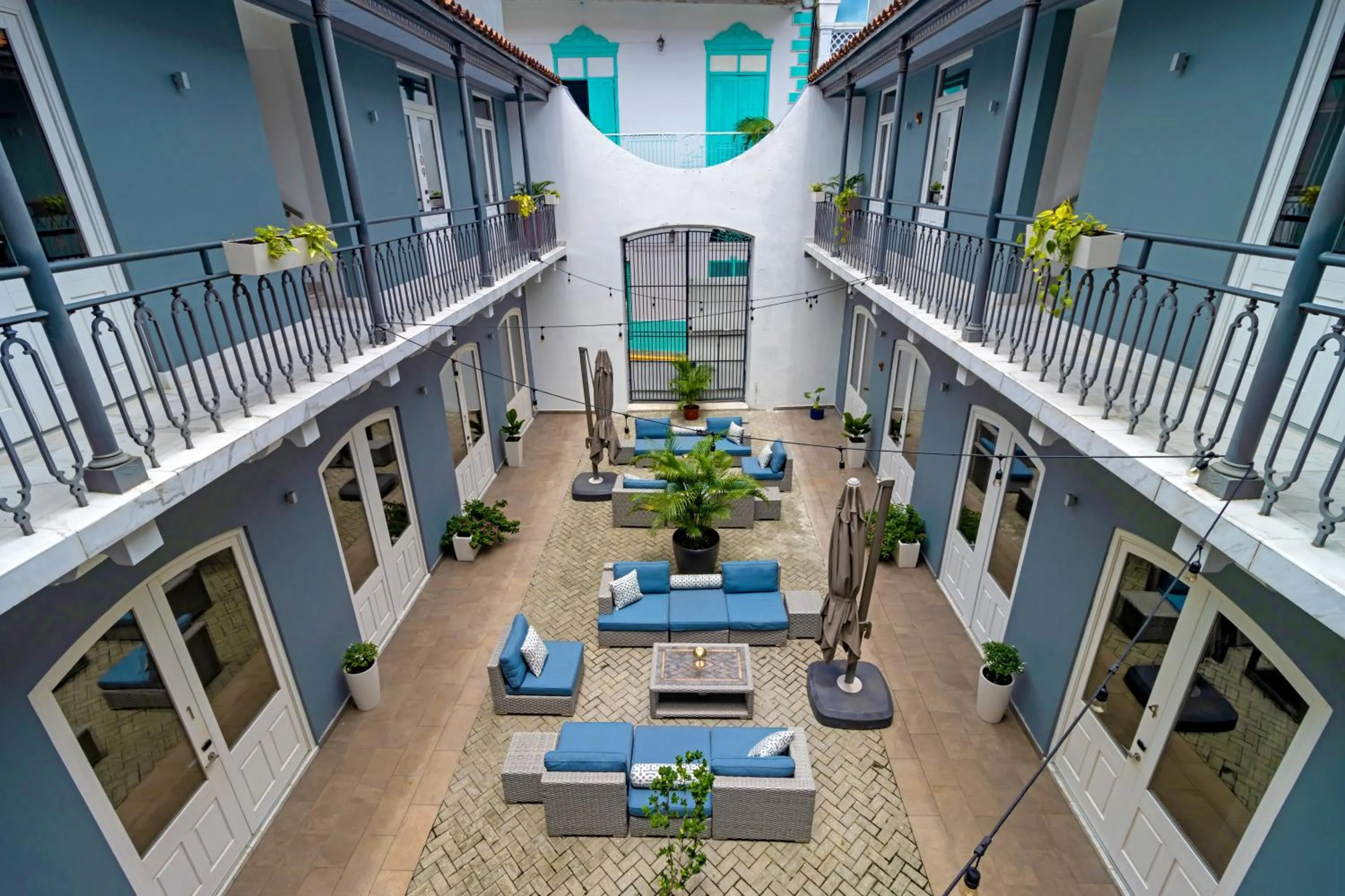 Patio in Hotel San Felipe