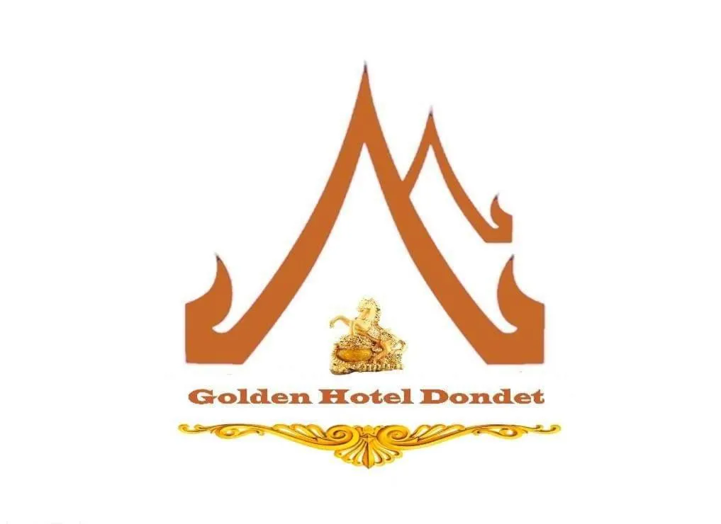 Property logo or sign in golden hotel dondet