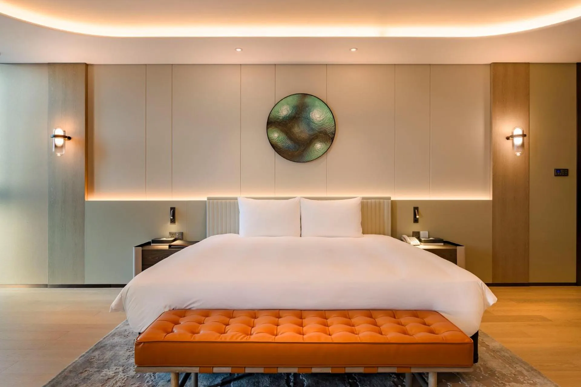 Bed in Jeju Bolton Hotel