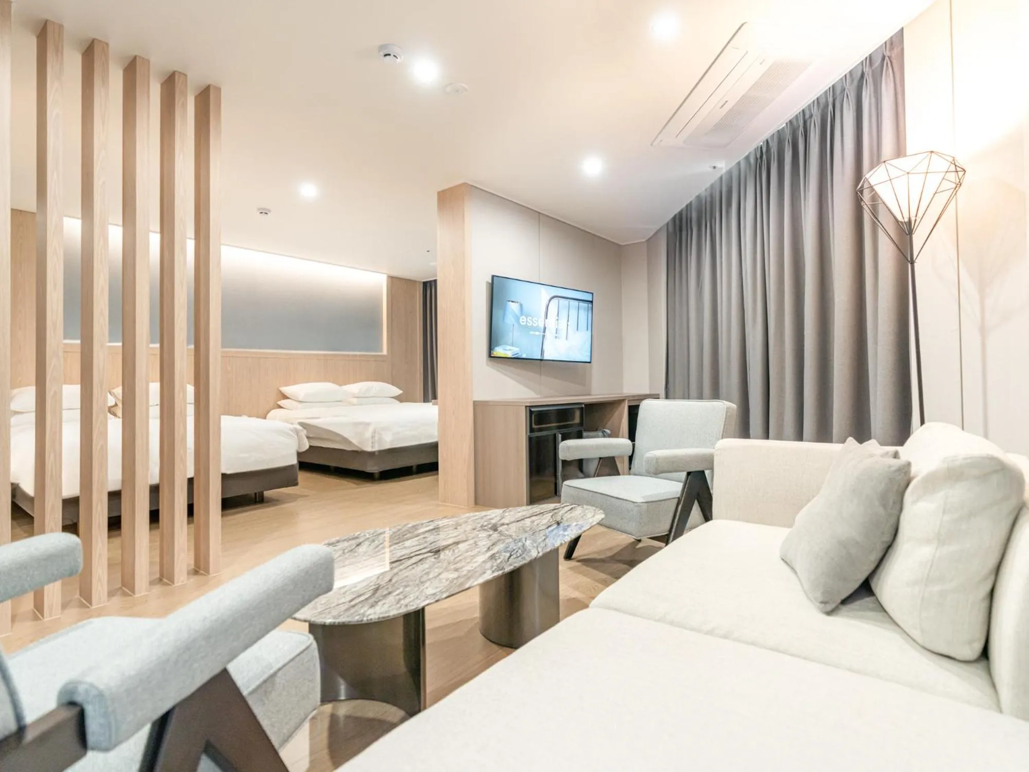 Bed in Jeju Bolton Hotel