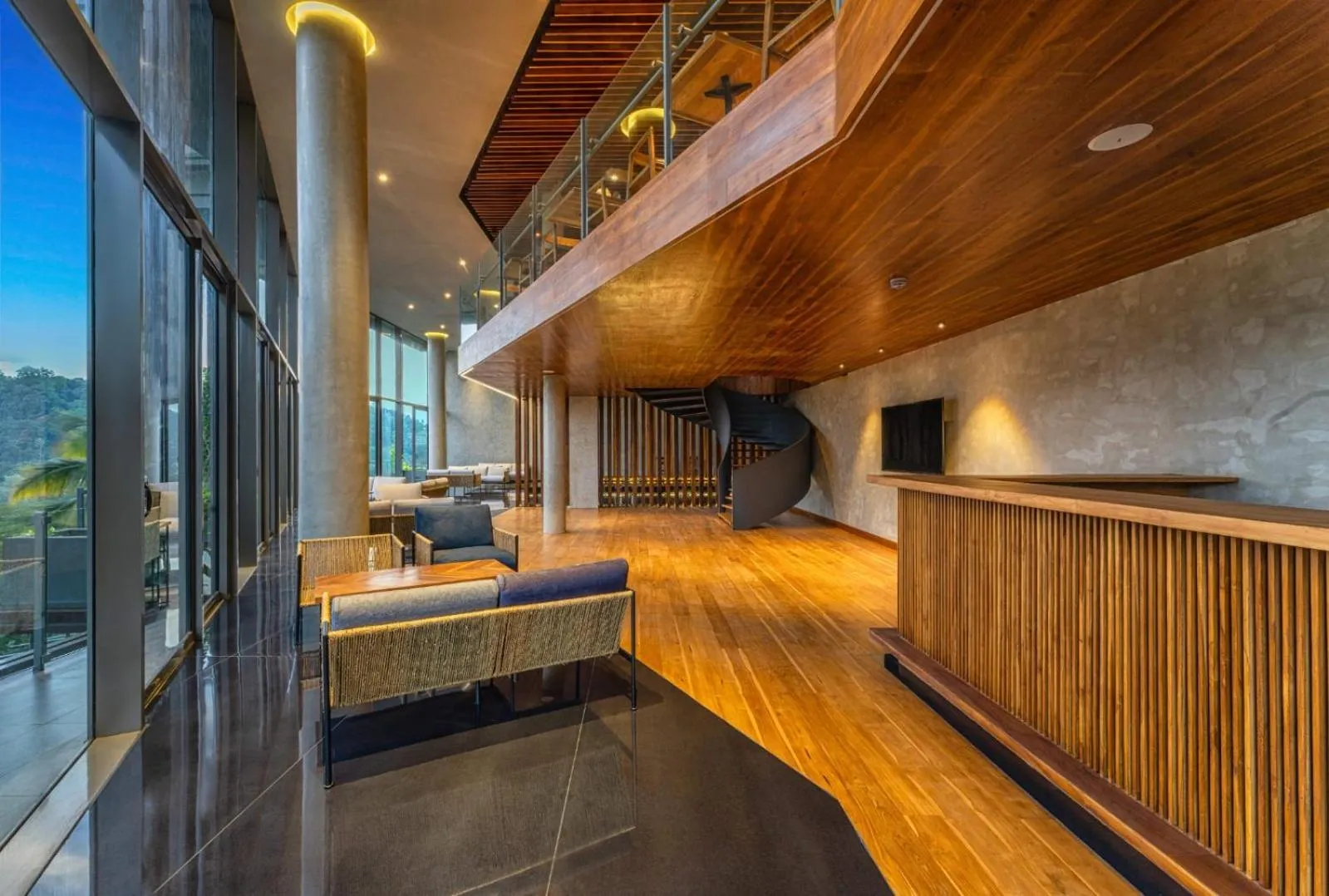 Lobby or reception in The Trees, Kandy