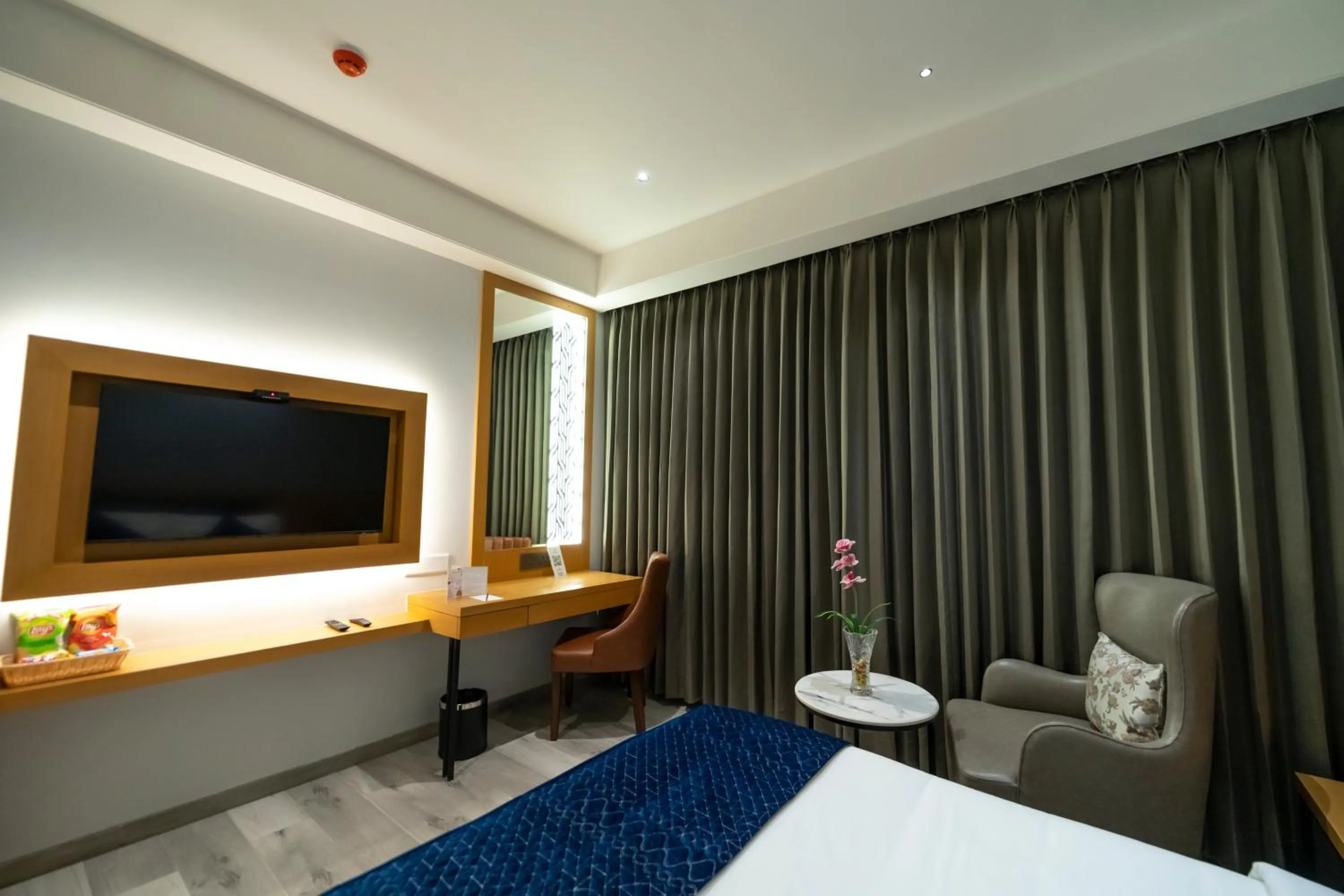 TV and multimedia, Bed in Regenta Inn Bhavani Nellore By Royal Orchid Hotels