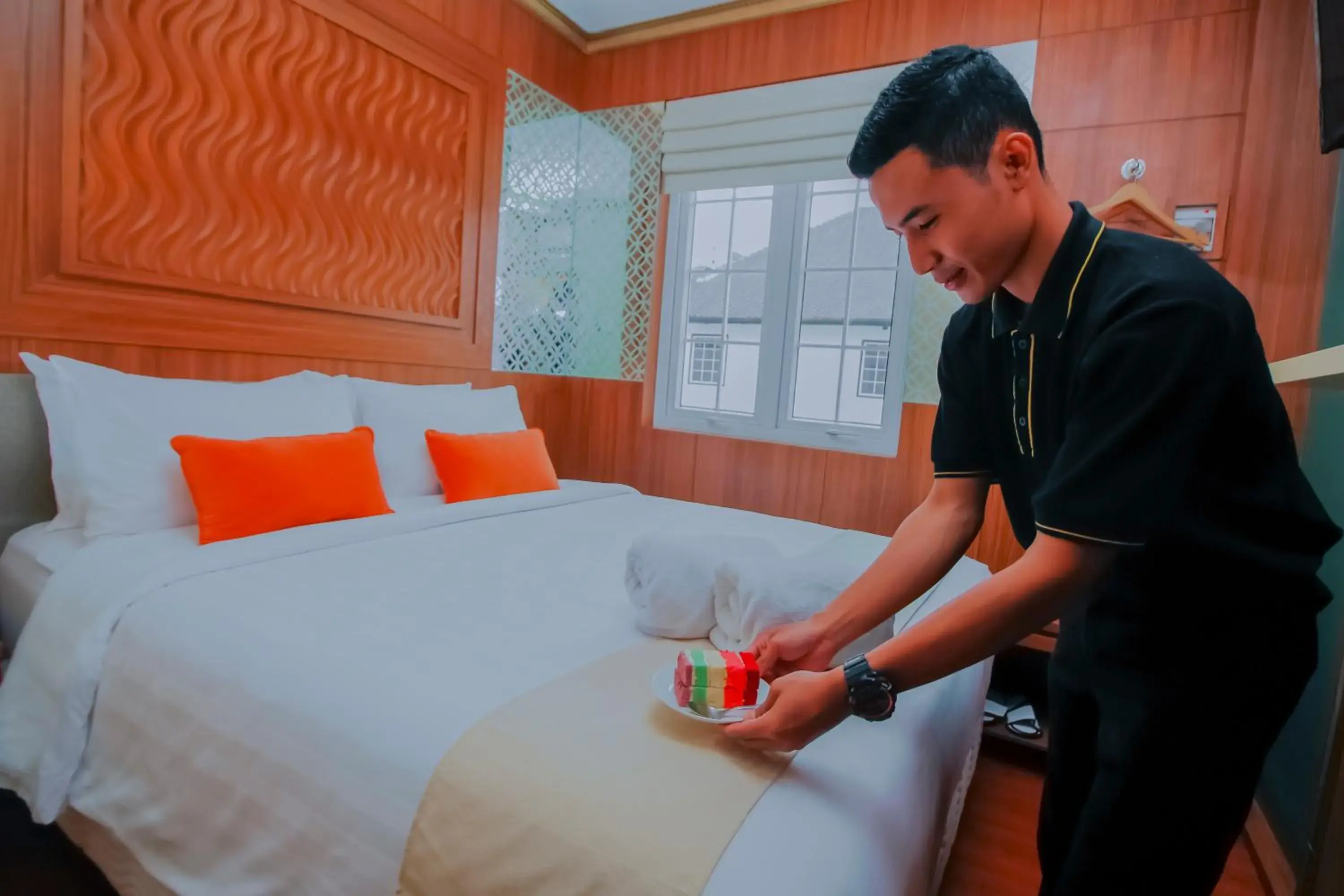 Bed in PETIT BOUTIQUE HOTEL SOLO Bed in PETIT BOUTIQUE HOTEL SOLO